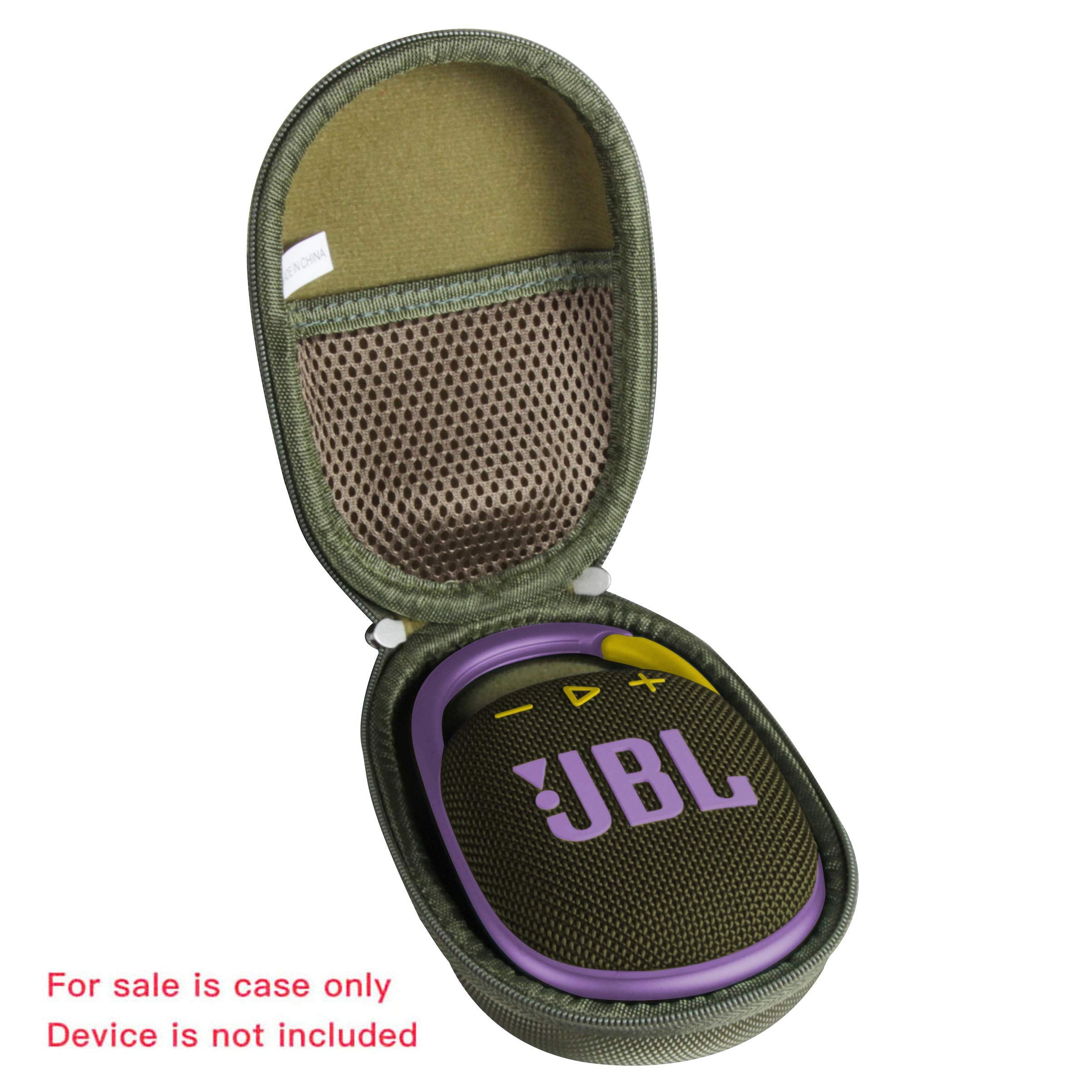 Hermitshell Hard Travel Case For Jbl Clip 4 / Jbl Clip 5 Portable Mini Bluetooth Speaker (Green)