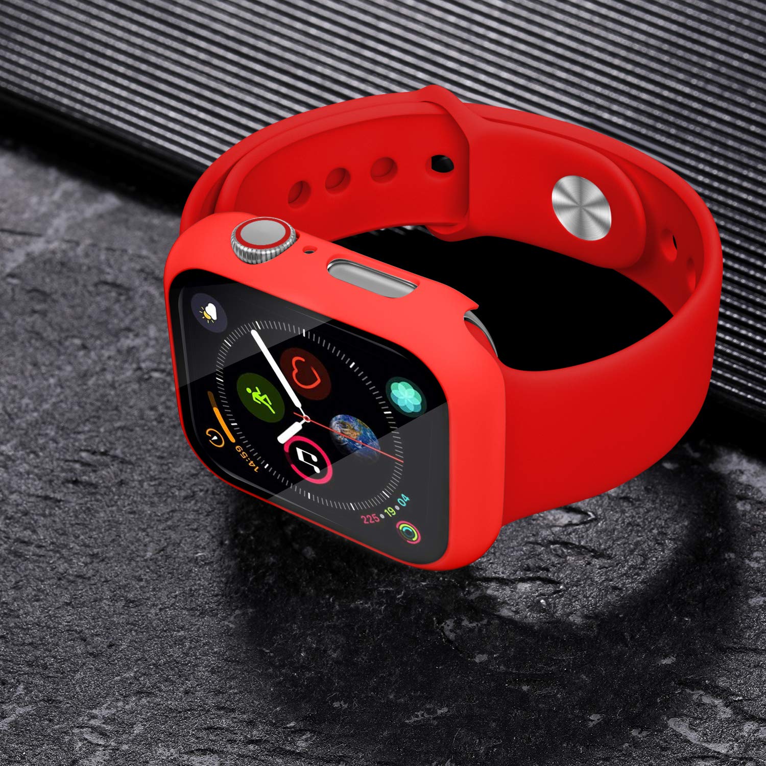 Charlam Compatible With Apple Watch Case 38Mm Iwatch Series 3 2 1 With Screen Protector Accessories Slim Guard Thin Bumper Full