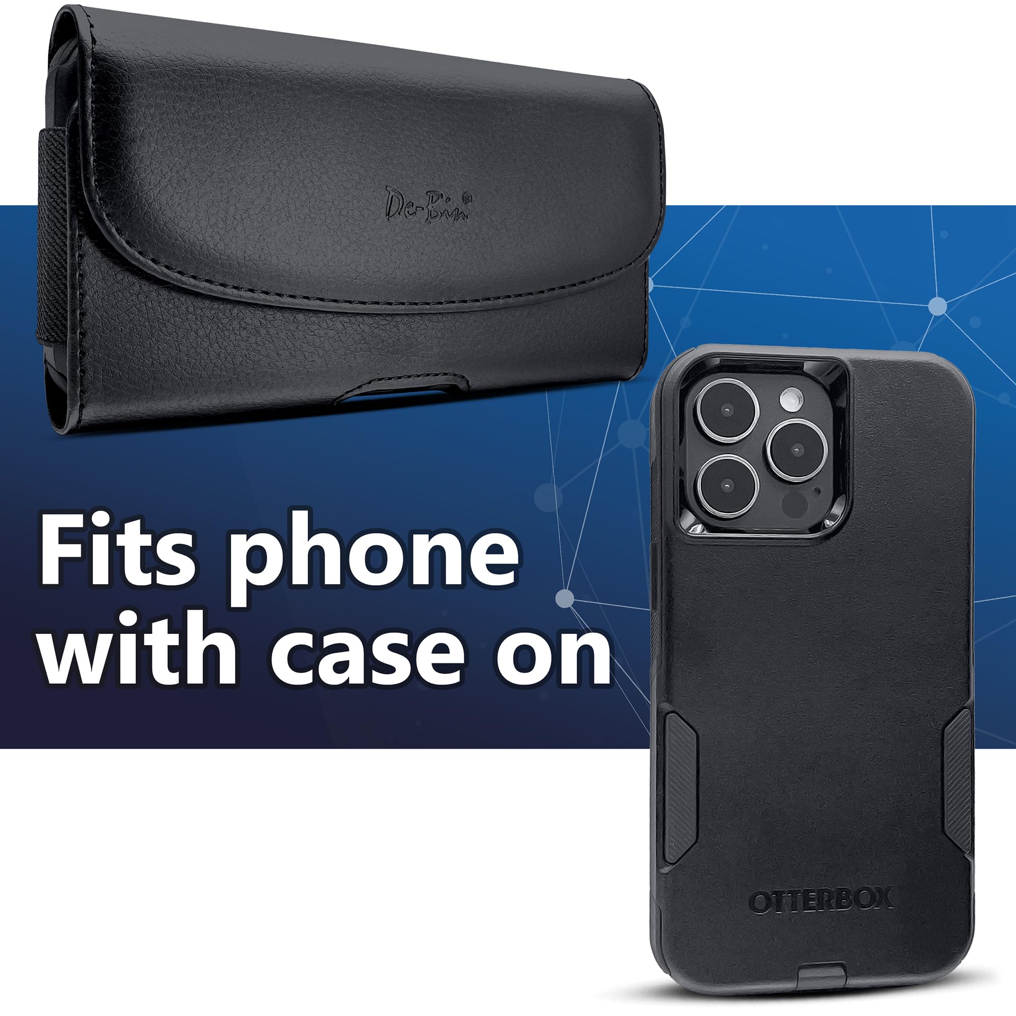 Debin Iphone 15 Pro Max, 15 Plus, 14 Pro Max, 13 Pro Max, 12 Pro Max, 11 Pro Max, Xs Max, 7 Plus, 8 Plus Cell Phone Belt Holder