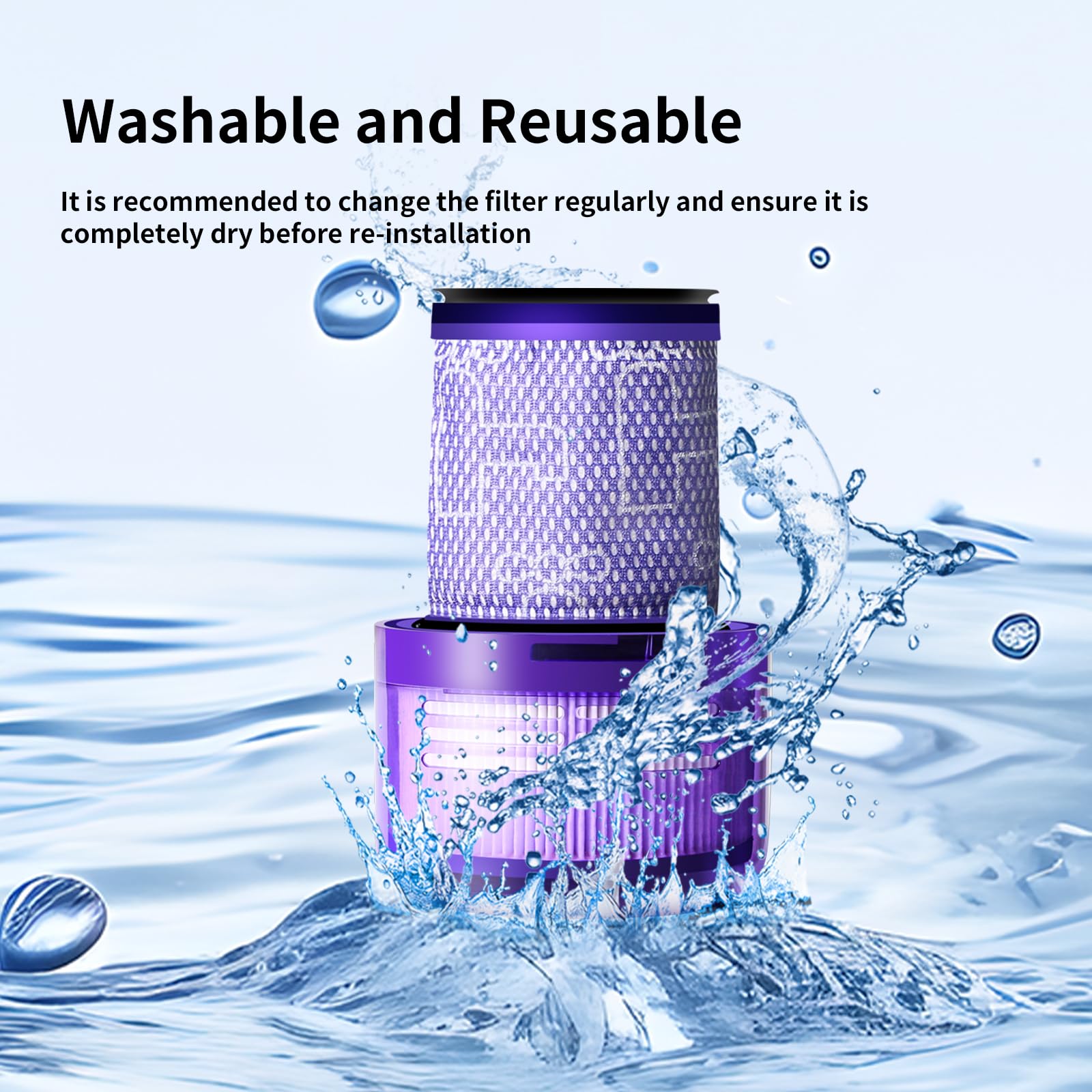 V11 Filter Replacement For Dyson V11 Torque Drive, V11 Animal V11 Complete V11 Extra V15 Detect Submarine Vacuums, Replace Part