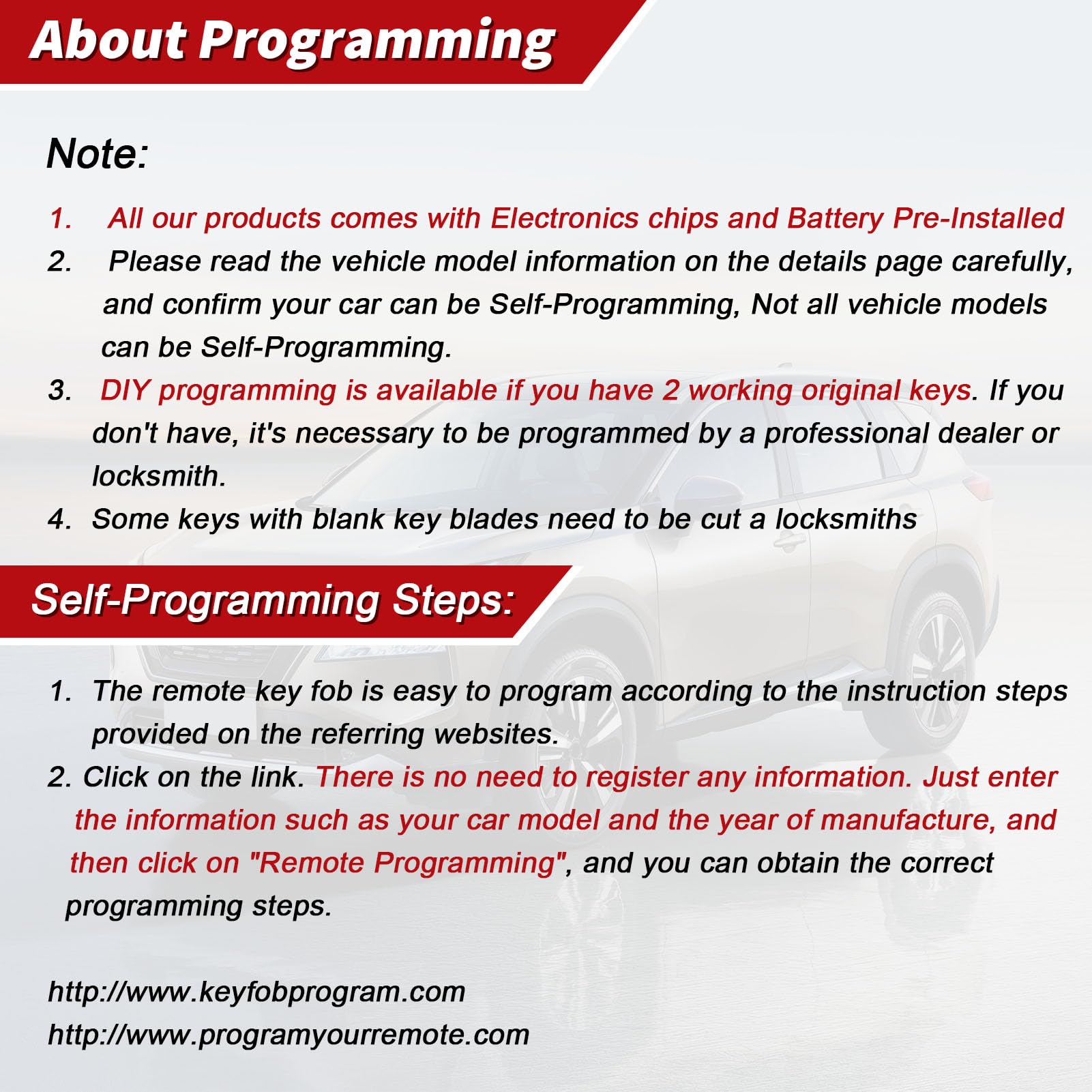 Npauto Key Fob Replacement Fits For Dodge Ram Dakota Durango Magnum Caliber Charger Nitro Avenger, Jeep Wrangler Compass Patriot