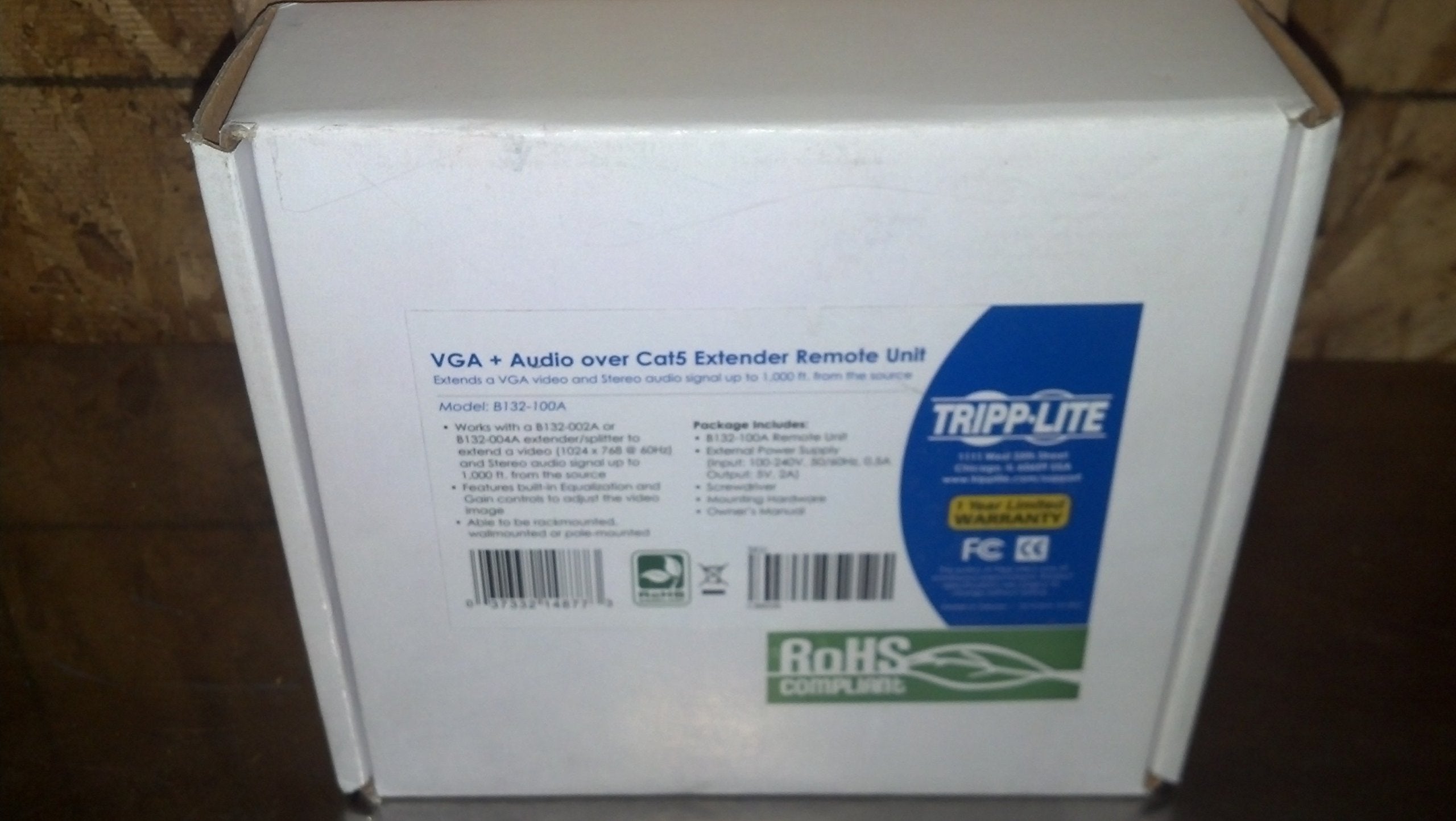 Tripp Lite B132-100A VGA Over Cat5 Remote Unit