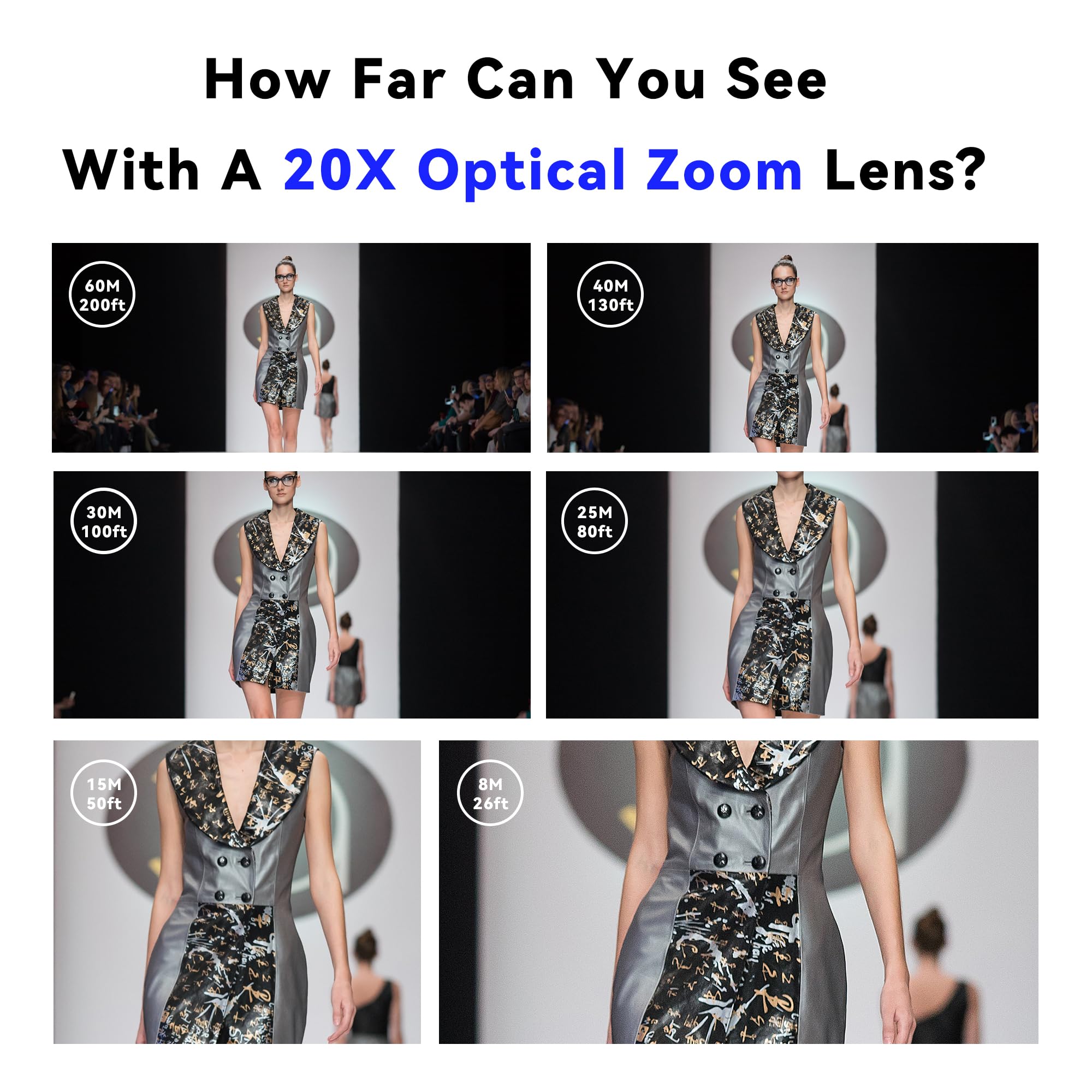 Tenveo Ai Auto Tracking Ptz Camera 3G Sdi/Hdmi/Usb3.0/Lan Poe 20X Optical + 8X Digital Zoom Ip Ptz Live Streaming Camera, 1080P