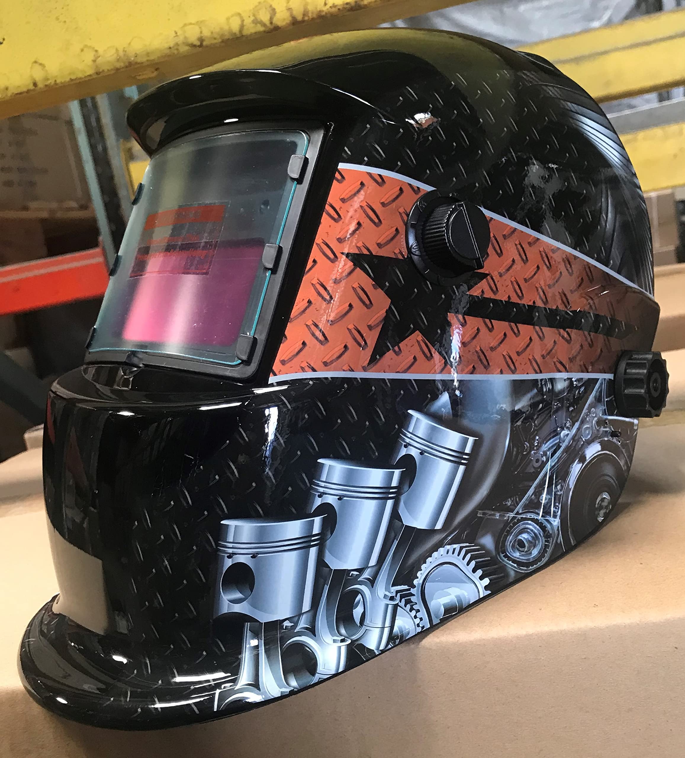 ACF Auto Darkening Solar Welding Helmet with Grinding Function
