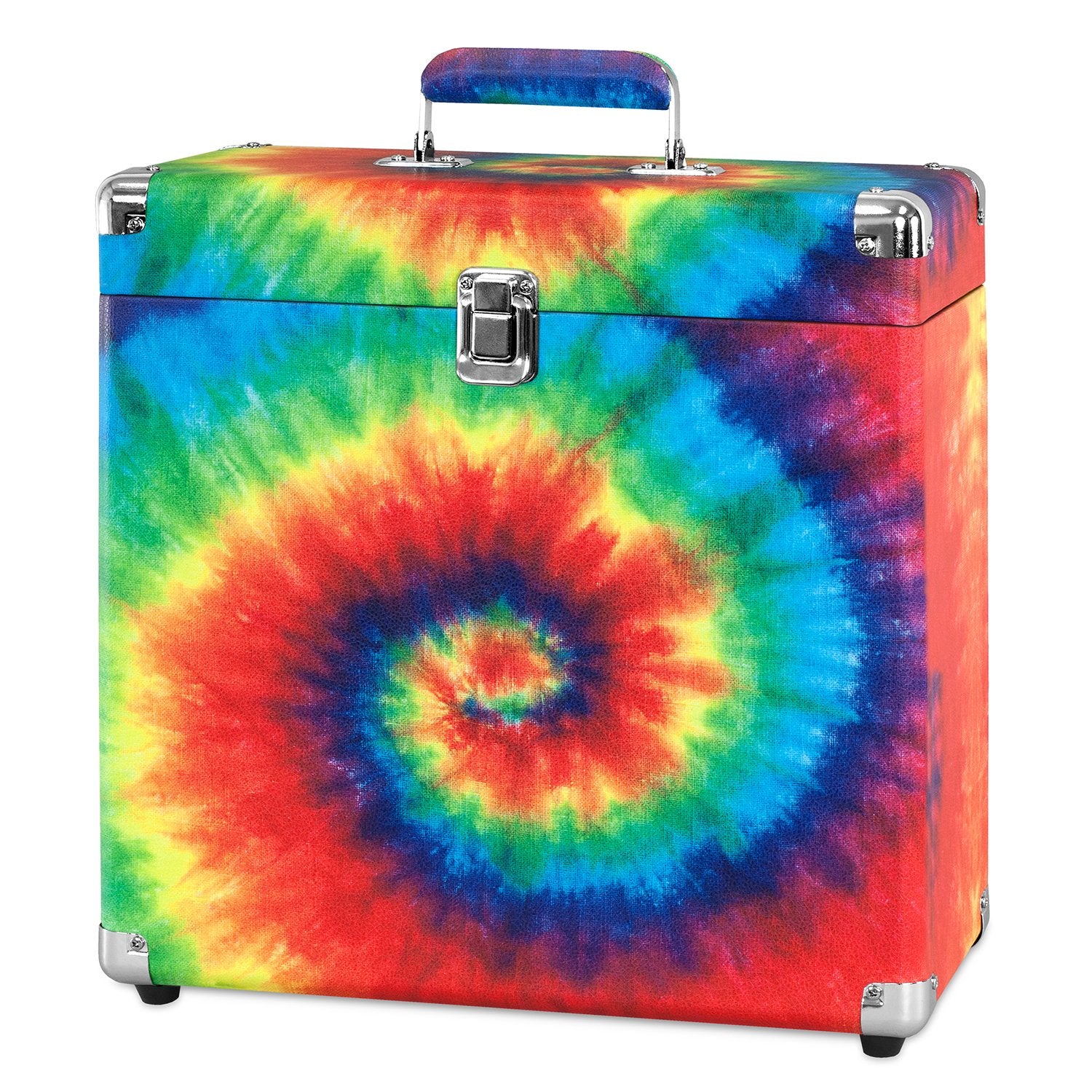 Victrola Collector - Record Storage Case - Holds 30+ Vinyl Turntable Records, Heavy-Duty Hardware, Hinges, & Smart Metal Corners