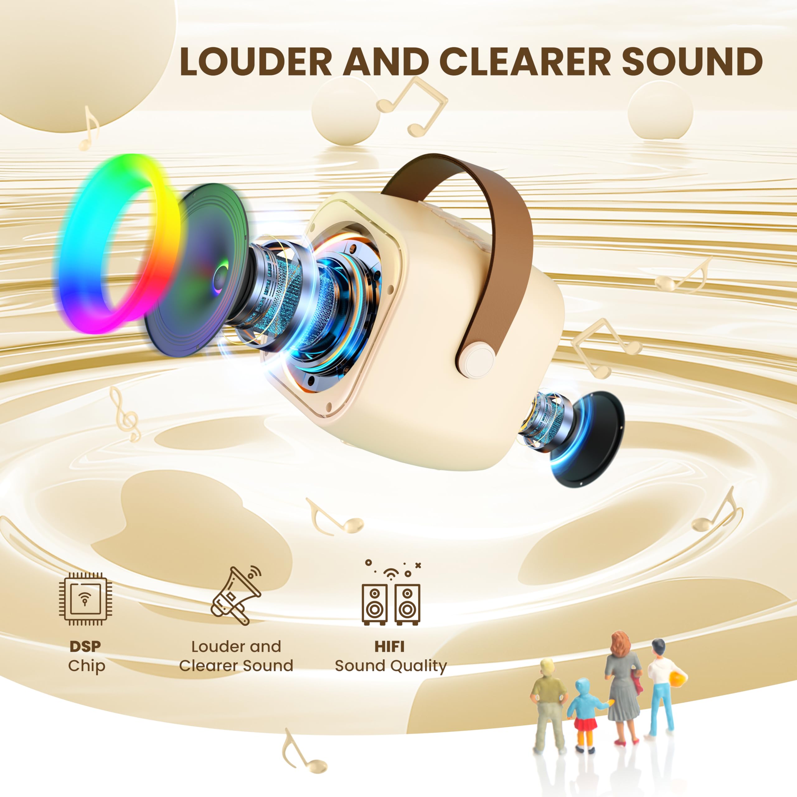 Karaoke Machine For Kids, Karaoke Gifts For Girls Ages 4, 5, 6, 7, 8, 9, 10, 12 +Year Old Birthday Party, 4 12 Years Old Christm