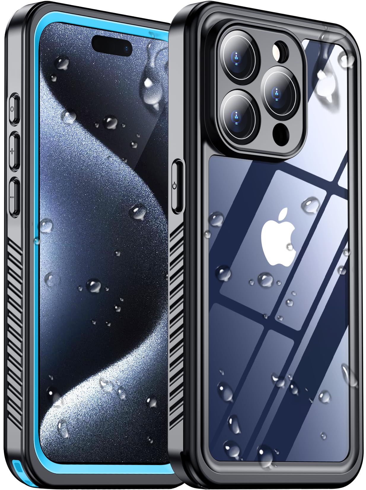 Red2Fire 2024 New For Iphone 15 Pro Max Case Waterproof, [Full Body Shockproof] [Ip68 Underwater][Dustproof][Dropproof] Phone Ca