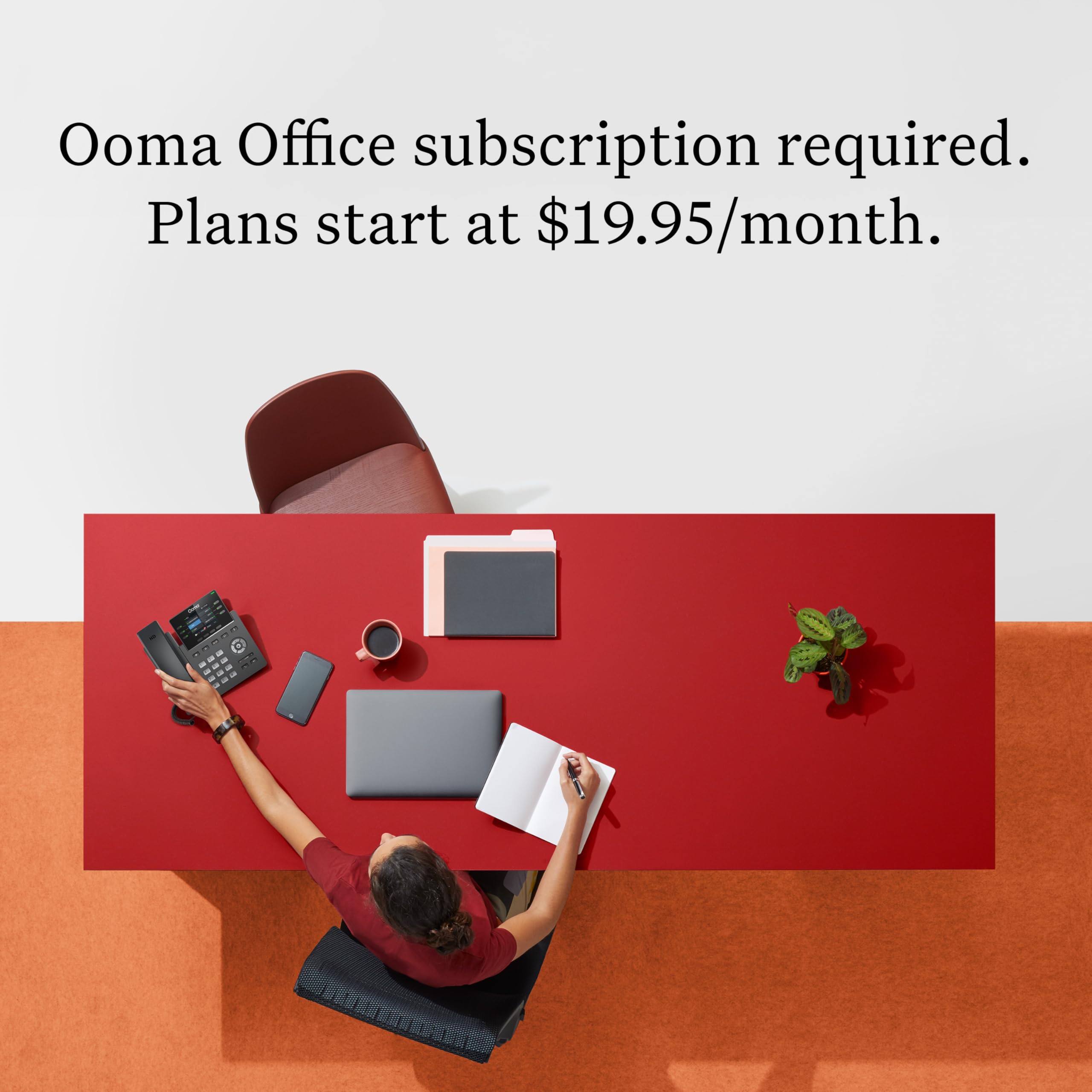 Ooma Provisioned 2613 Ip Office Phone. Works Ony With Ooma Office Cloud Based Voip Phone Service With Virtual Receptionist, Desk