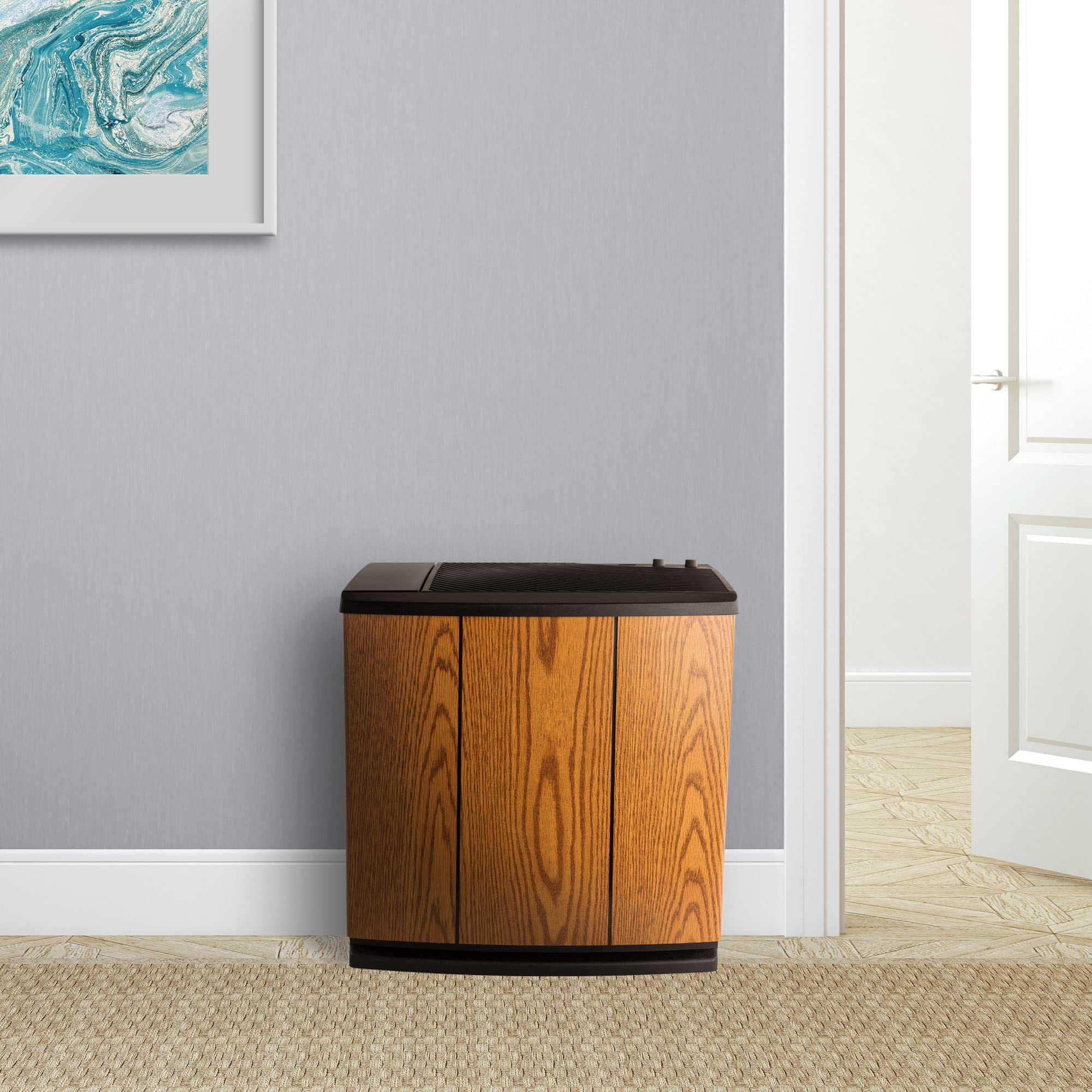 Aircare Digital Whole House Console Style Evaporative Humidifier (Light Oak)