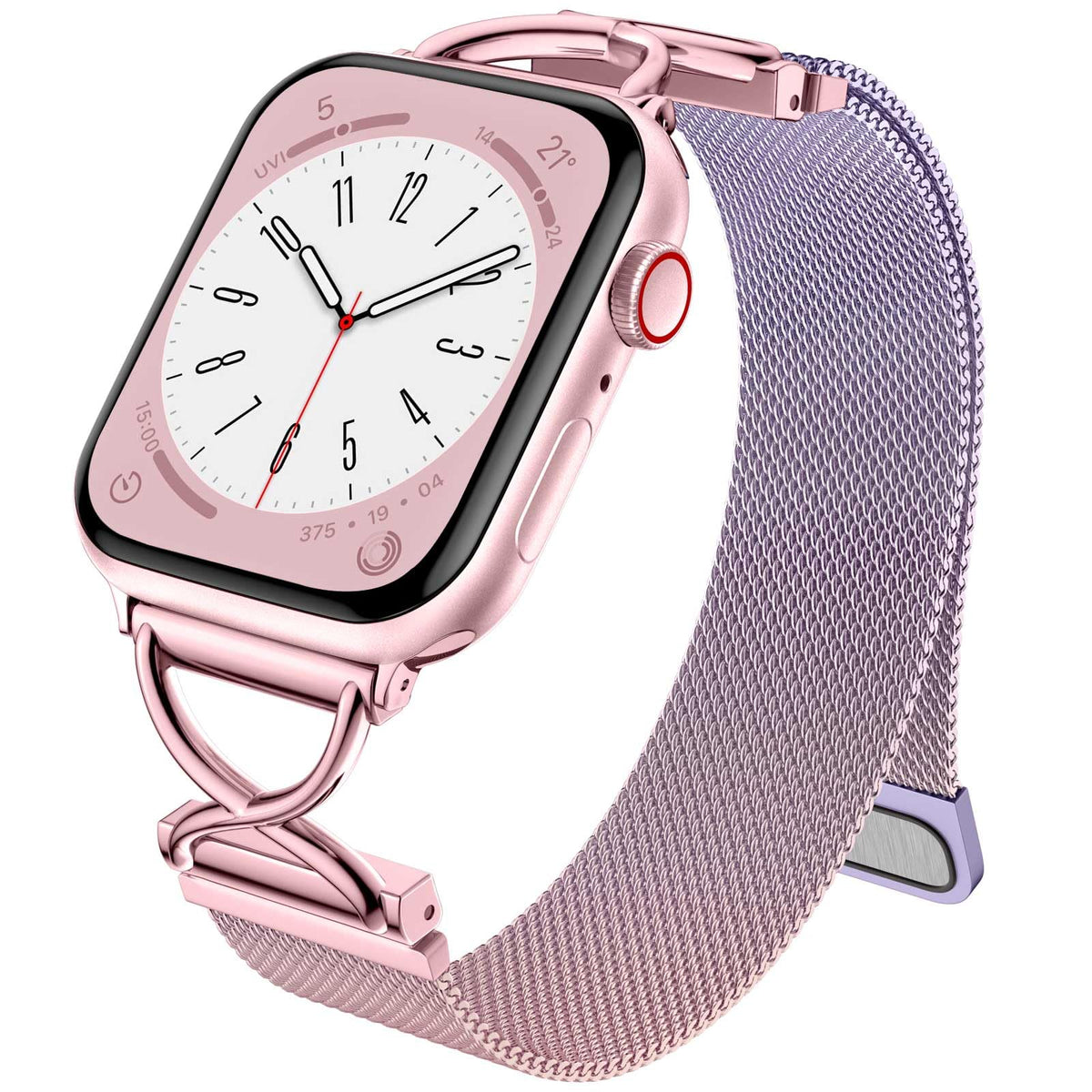 Dirrelo Metal Band Compatible For Apple Watch Bands For Women 40Mm 41Mm 38Mm 44Mm 45Mm 42Mm 49Mm, Magnetic Clasp Strap For Iwatc