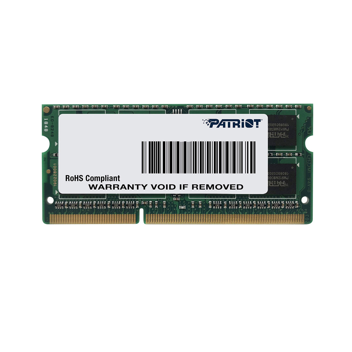 Patriot 1.35V 8Gb Ddr3 1600Mhz Pc3-12800 Cl11 Sodimm Memory Psd38G1600L2S