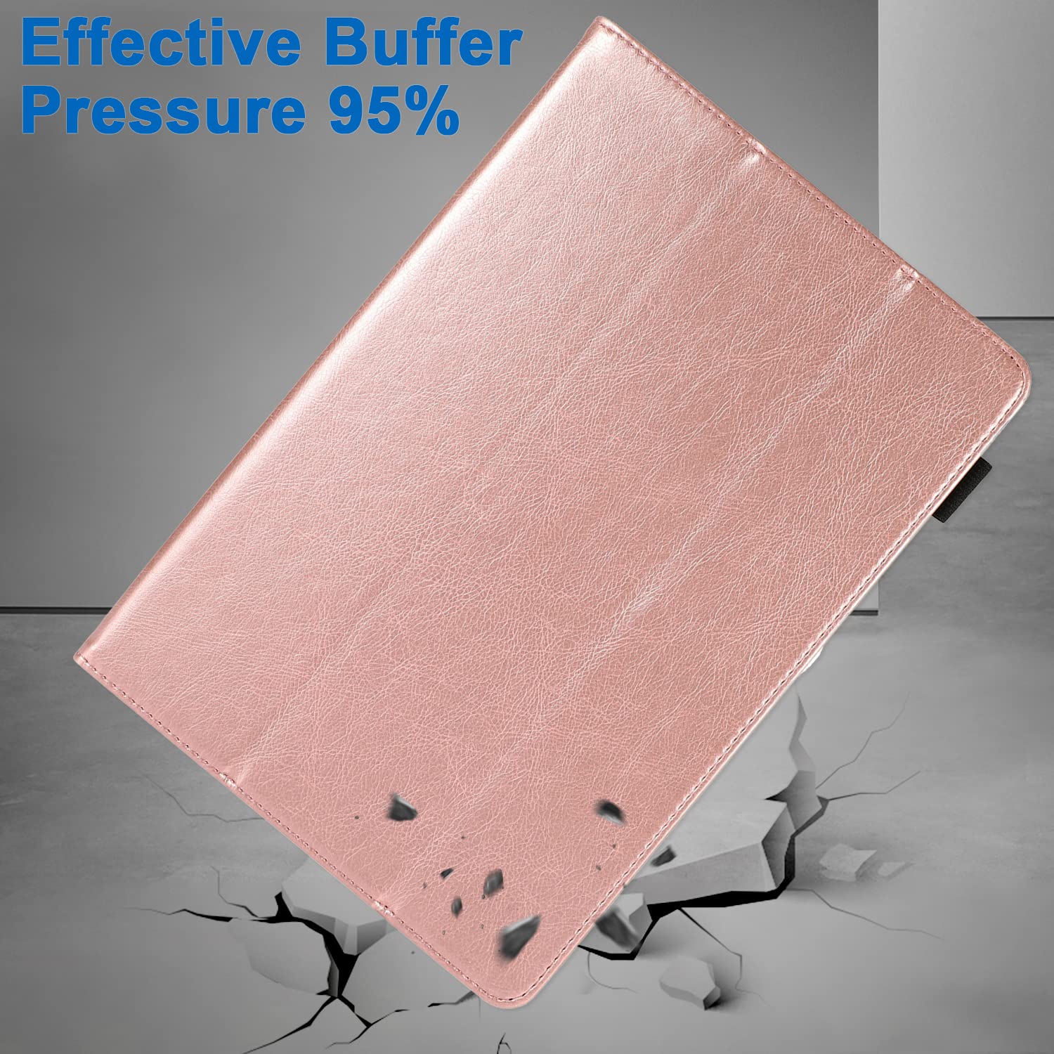 Jzcreater 10 Inch Tablet Case, Universal 10 10.1 Inch Android Tablet Cover, Multi Angle Viewing Stand Case For 9.5 10.5 Inch Tab