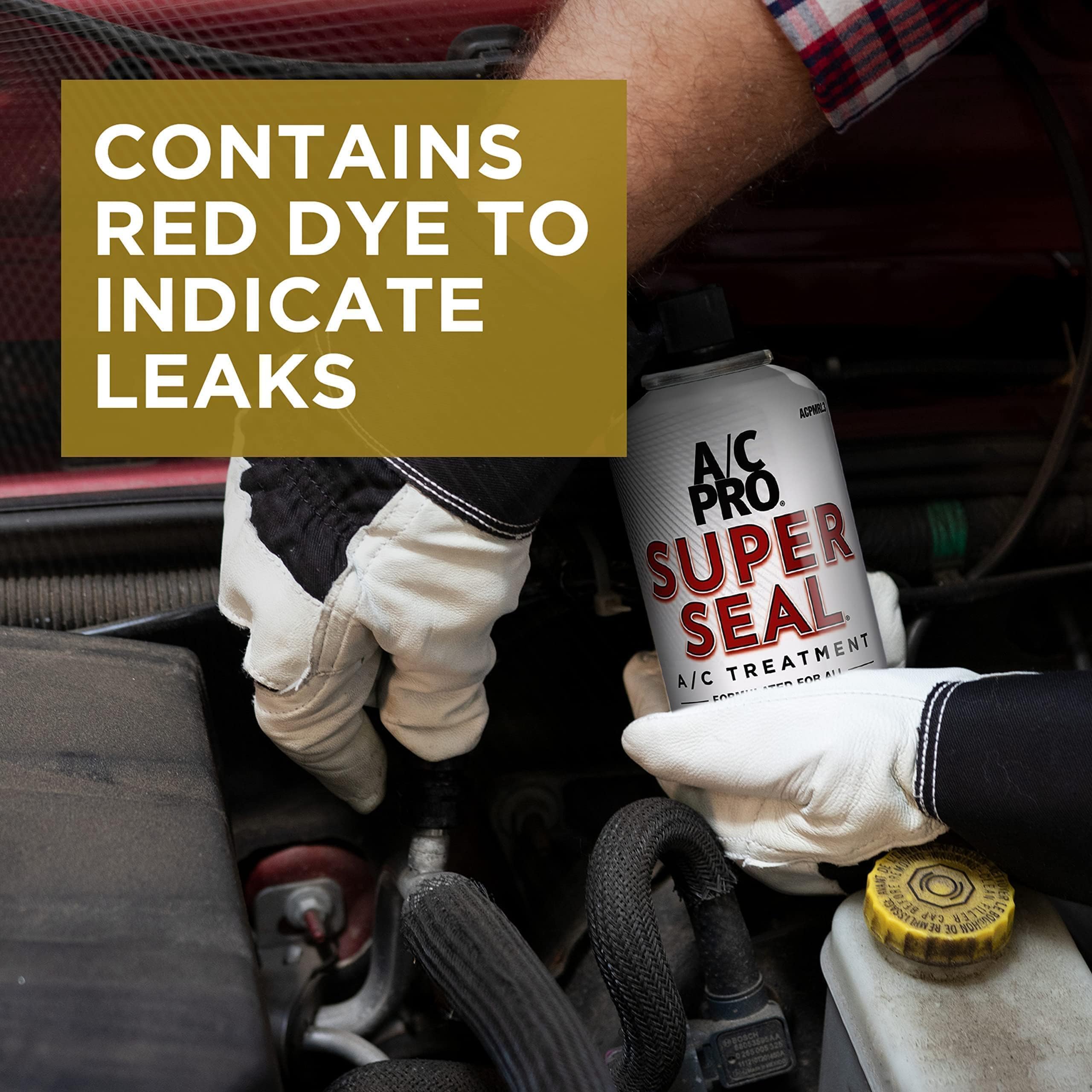 Ac Pro Car Air Conditioner R134A Refrigerant Stop Leak Kit, For Rubber And Metal Leaks In O Rings And Hoses, 3 Oz, Acpmrl3