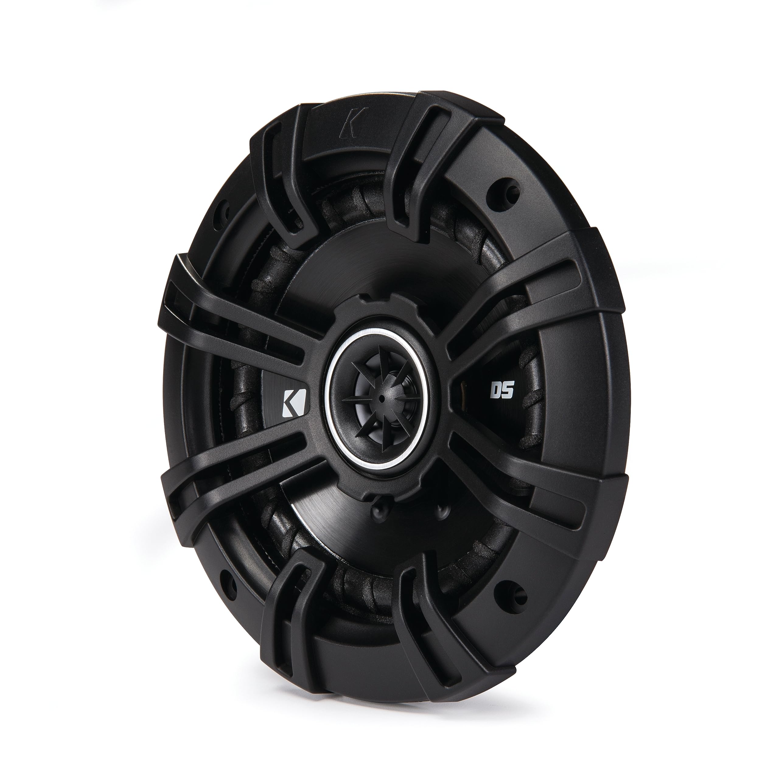 Kicker Ds Series 5.25'' Coaxial Speaker|43Dsc504|One Pair|4 Ohm|200 Watts Peak|50W Rms|Poly Blend Cone|Uv Treated Ribbed Foam Su