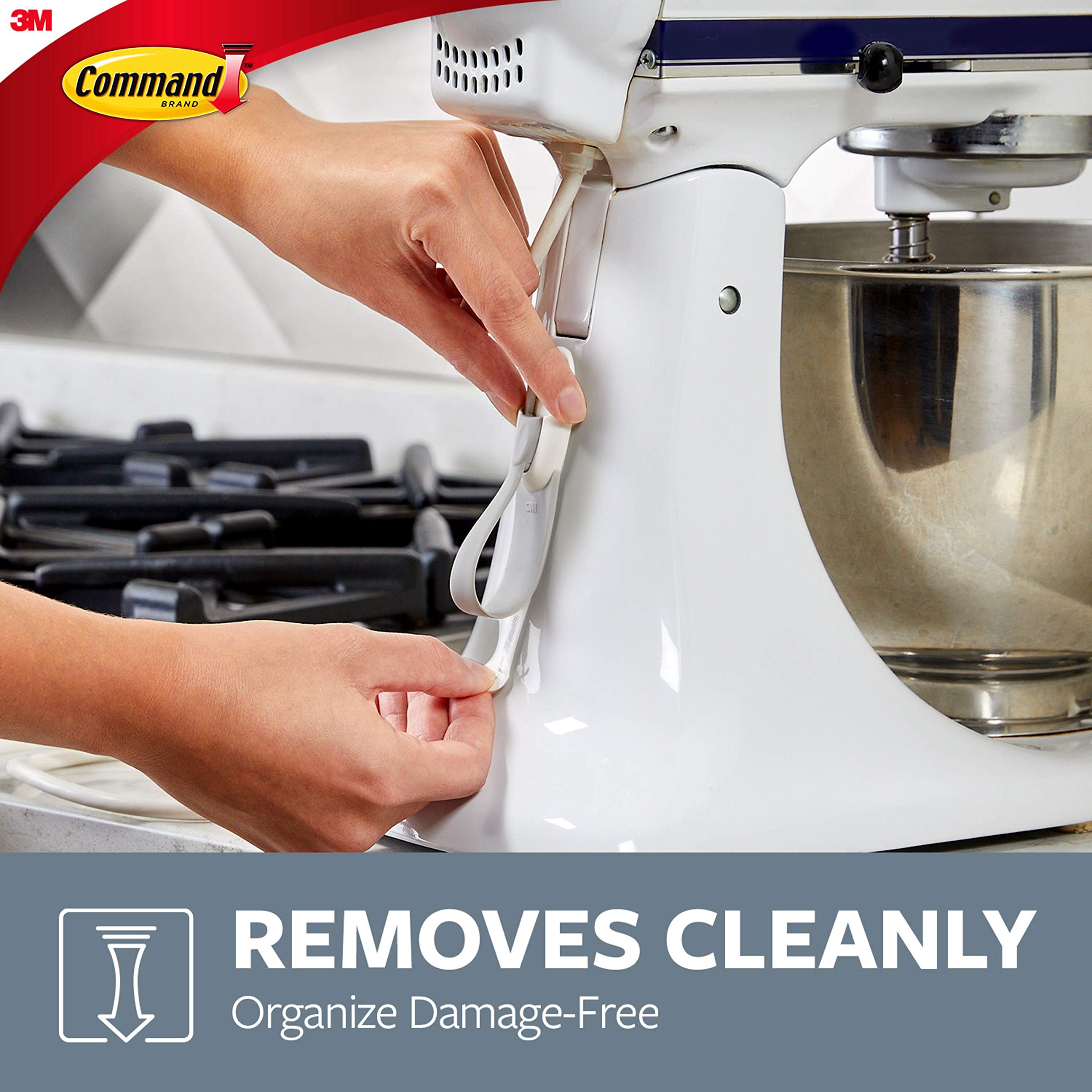 Mmm17304 - Command Communications, Inc Cable Bundler, White, Medium