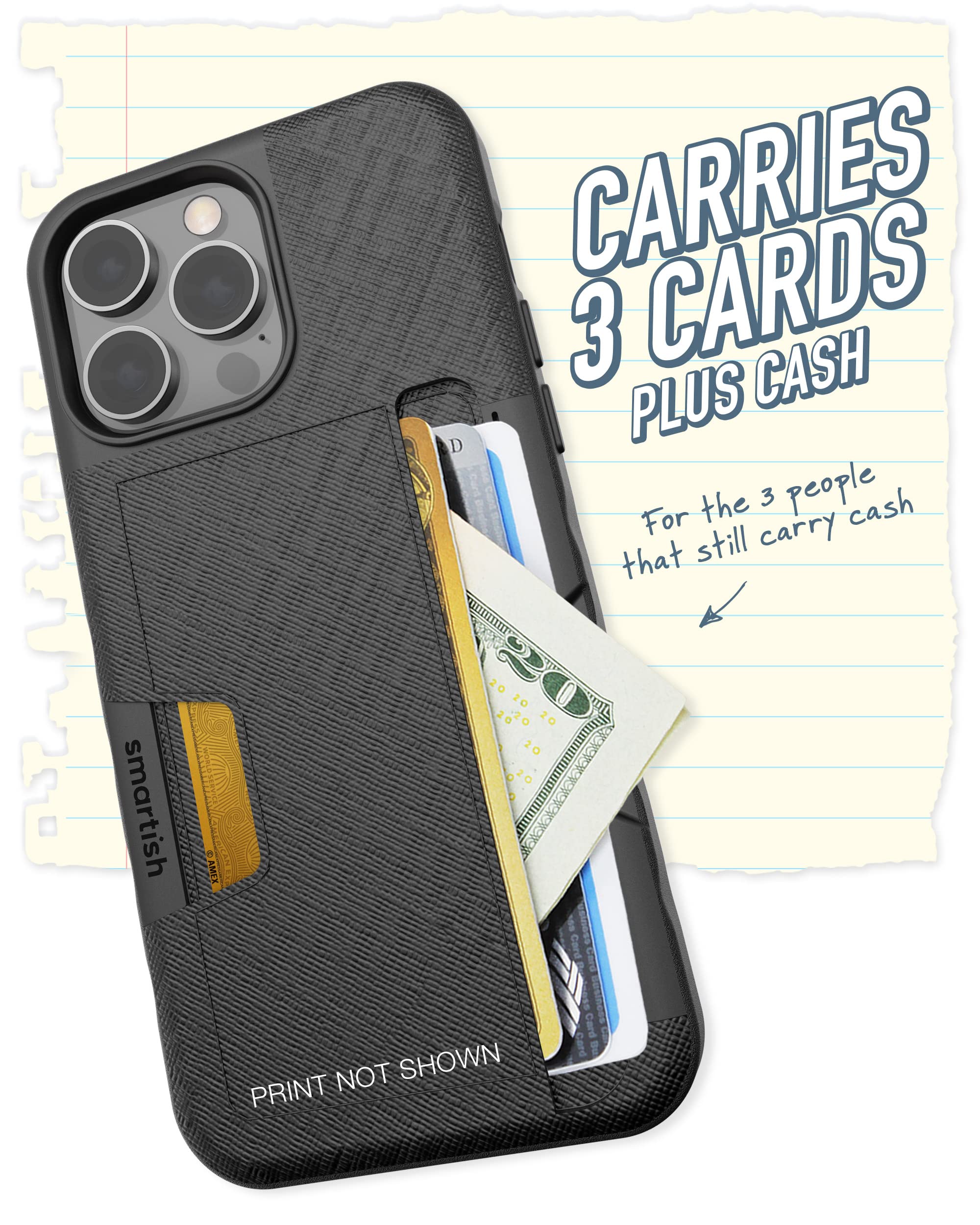 Smartish   Taters Gonna Tate   Iphone 14 Pro Max Wallet Case   Wallet Slayer Vol 2 [Slim + Protective Kickstand] Credit Card Hol