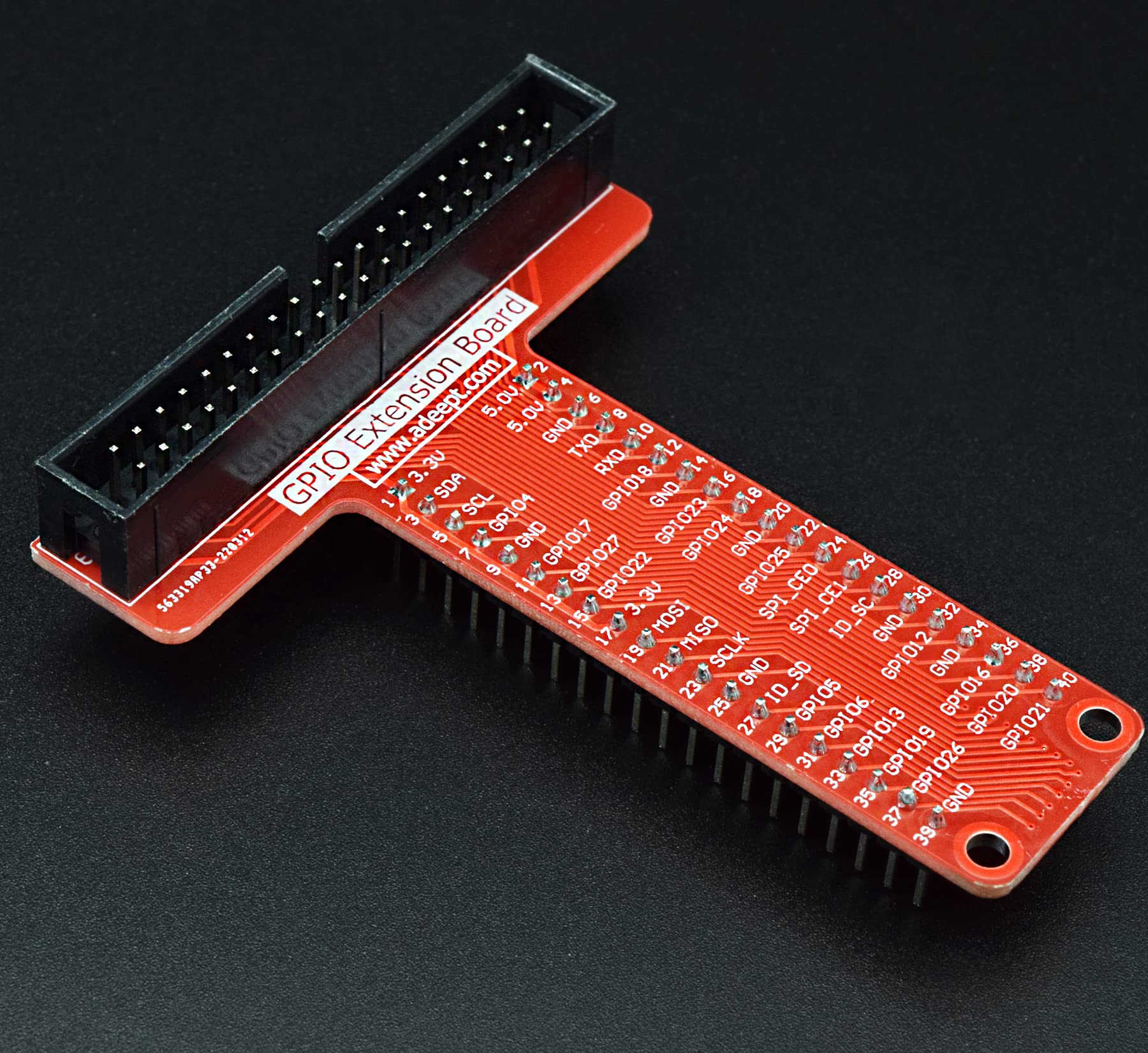 Adeept Raspberry Pi Gpio Breakout, T Type Gpio Expansion Board +830 Points Solderless Breadboard+65Pcs Jumper Cables +40Pin Rainbow Ribbon Cable, Raspberry Pi Gpio Expansion Kit