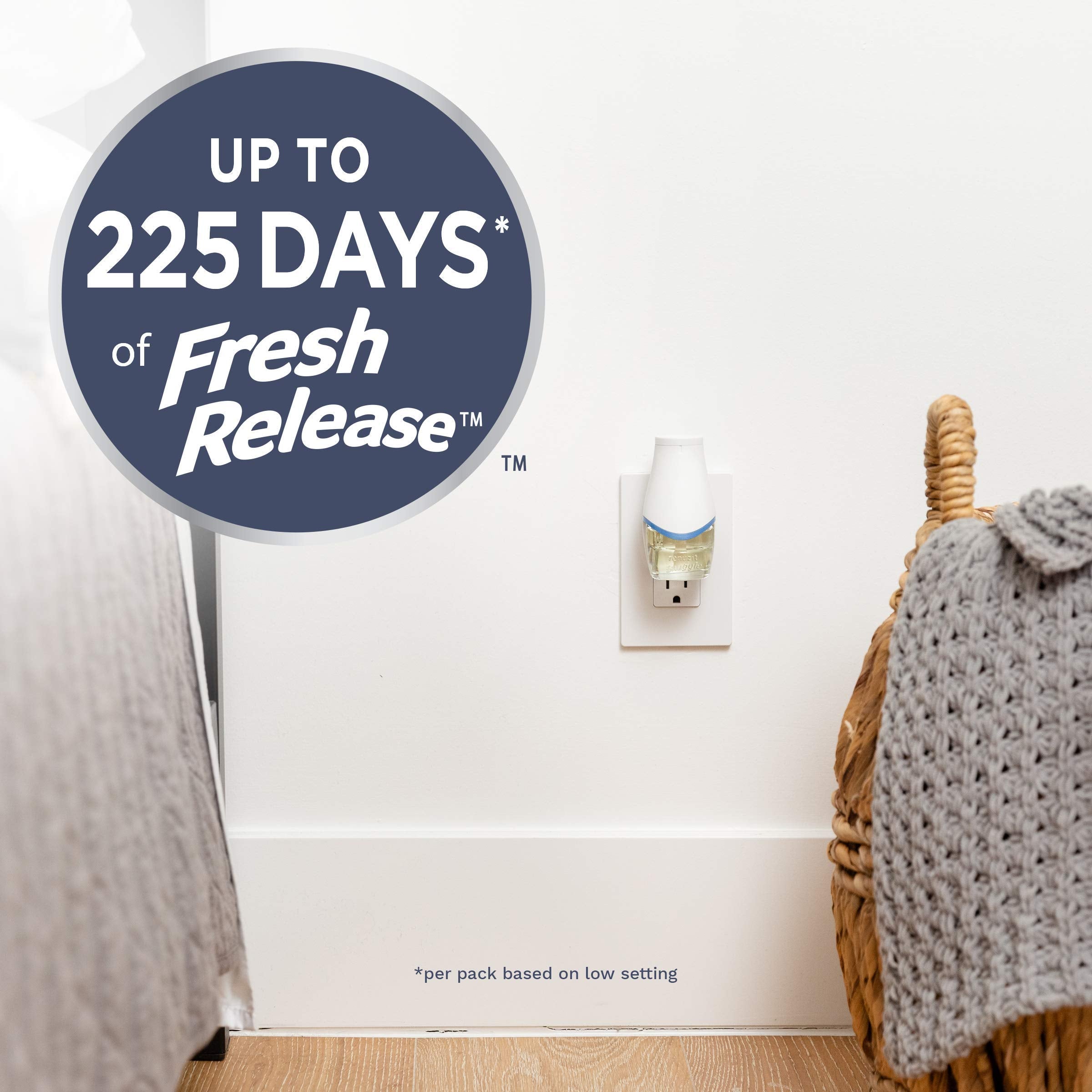 Renuzit Snuggle Scented Oil Refill For Plugin Air Fresheners, Linen Escape, 0.67 Fl Oz (Pack Of 5)