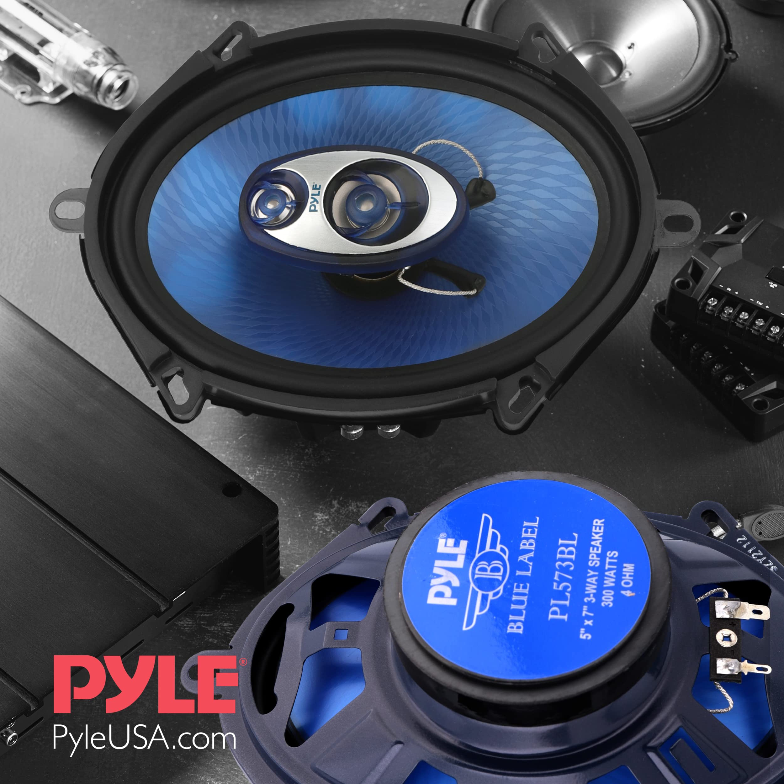 Pyle 5X7'' Triaxial Speakers