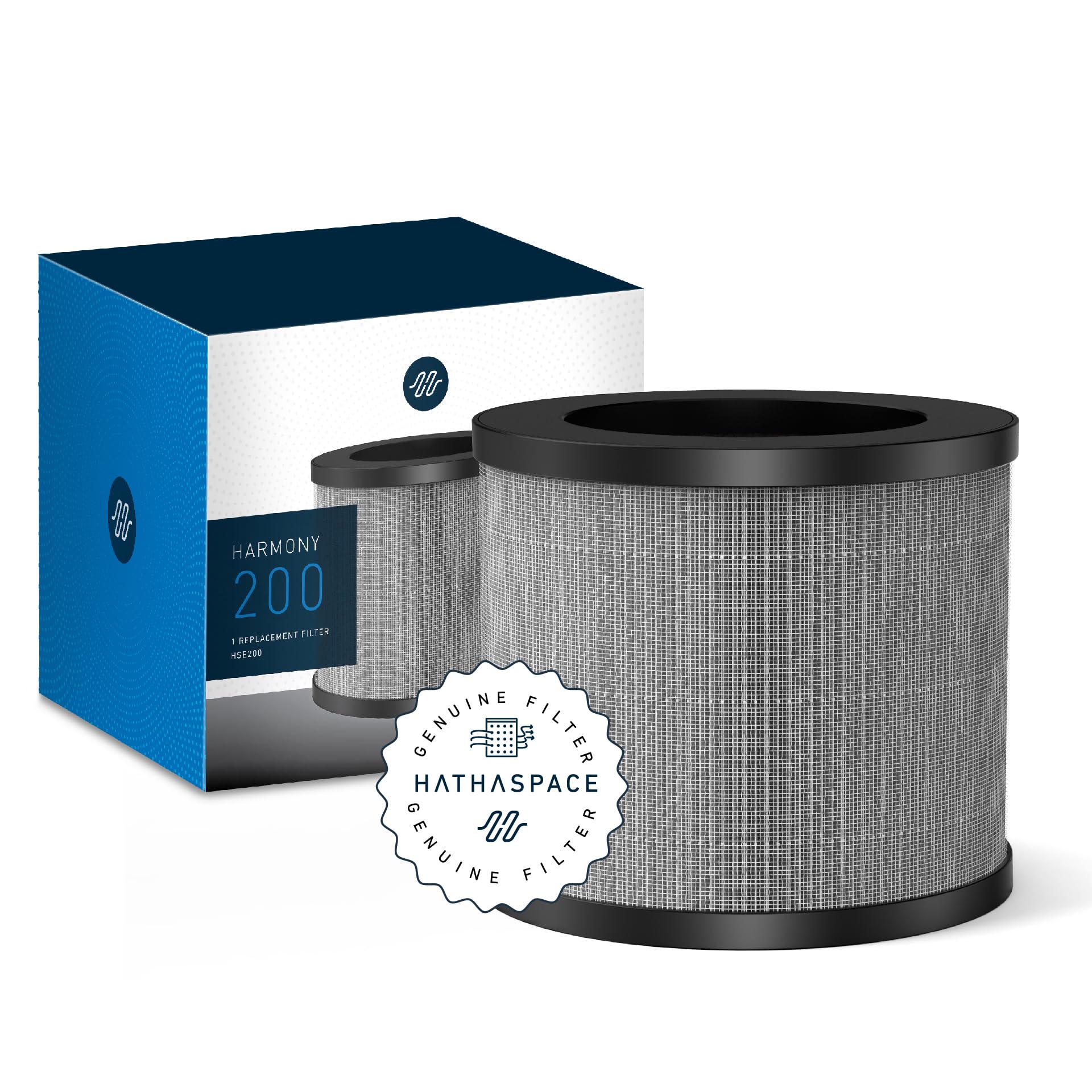 Hathaspace Harmony 200 Certified Replacement Filter For Hse200 Air Purifier, H13 True Hepa, 1 Pack