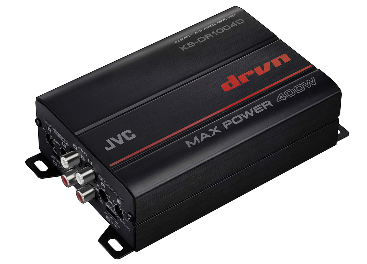 Jvc Ks Dr1004D 400 Watt 4 Channel Bridgeable Amplifier For Car & Marine And Rzr/Atv/Utv/Cart Motorsports