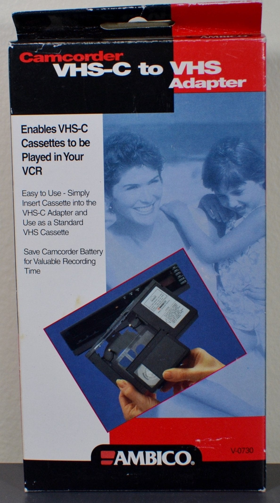 Ambico Vhs C To Vhs Adapter