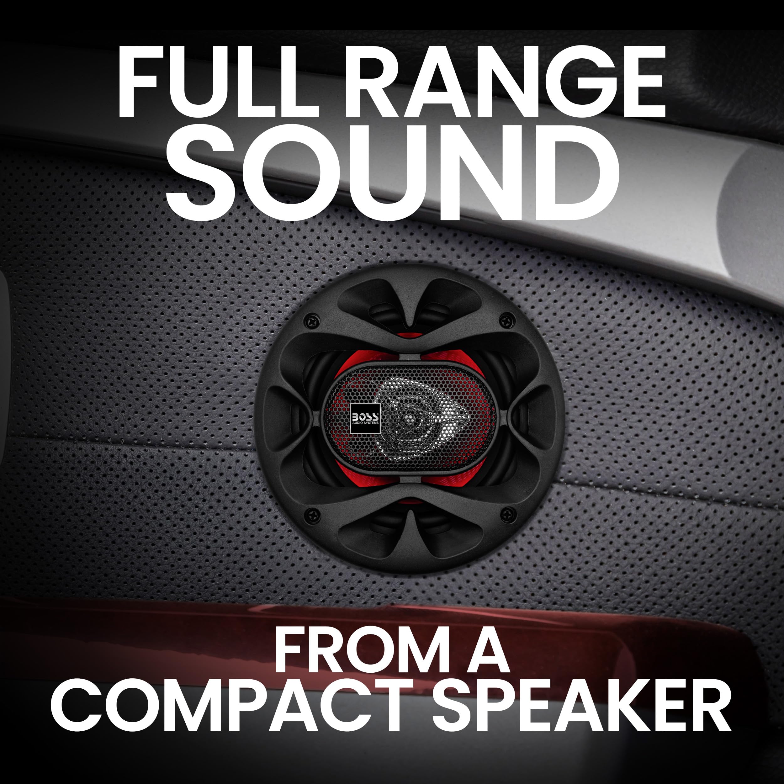 Boss Audio Systems Ch4220 Car Speakers   200 Watts Of Power Per Pair And 100 Watts Each, 4 Inch, Full Range, 2 Way, Sold In Pair