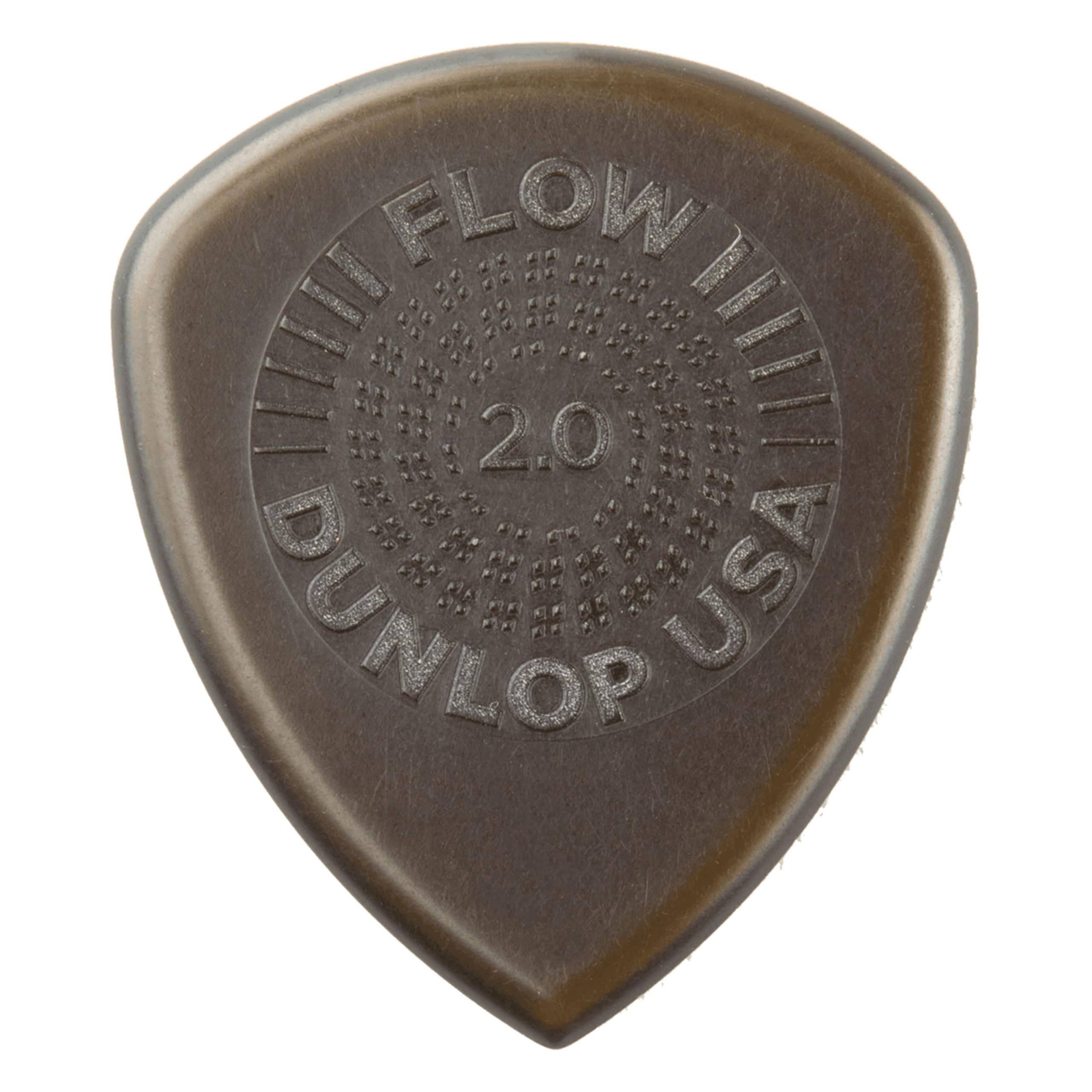 Jim Dunlop Flow Standard Grip 2.0Mm Guitar Picks (549P2.0)