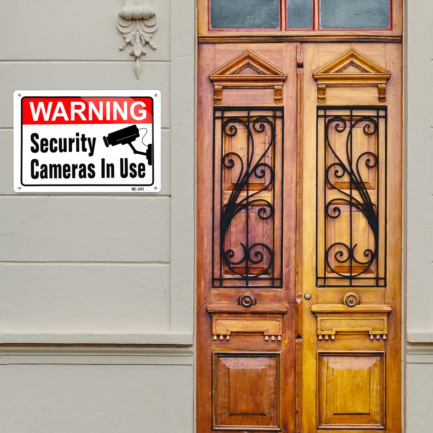 Large Video Surveillance Sign,No Trespassing Sign Private Property,10X14 Inch Rust Free Thick 30 Mil Aluminum,Fade Resistant,Ind