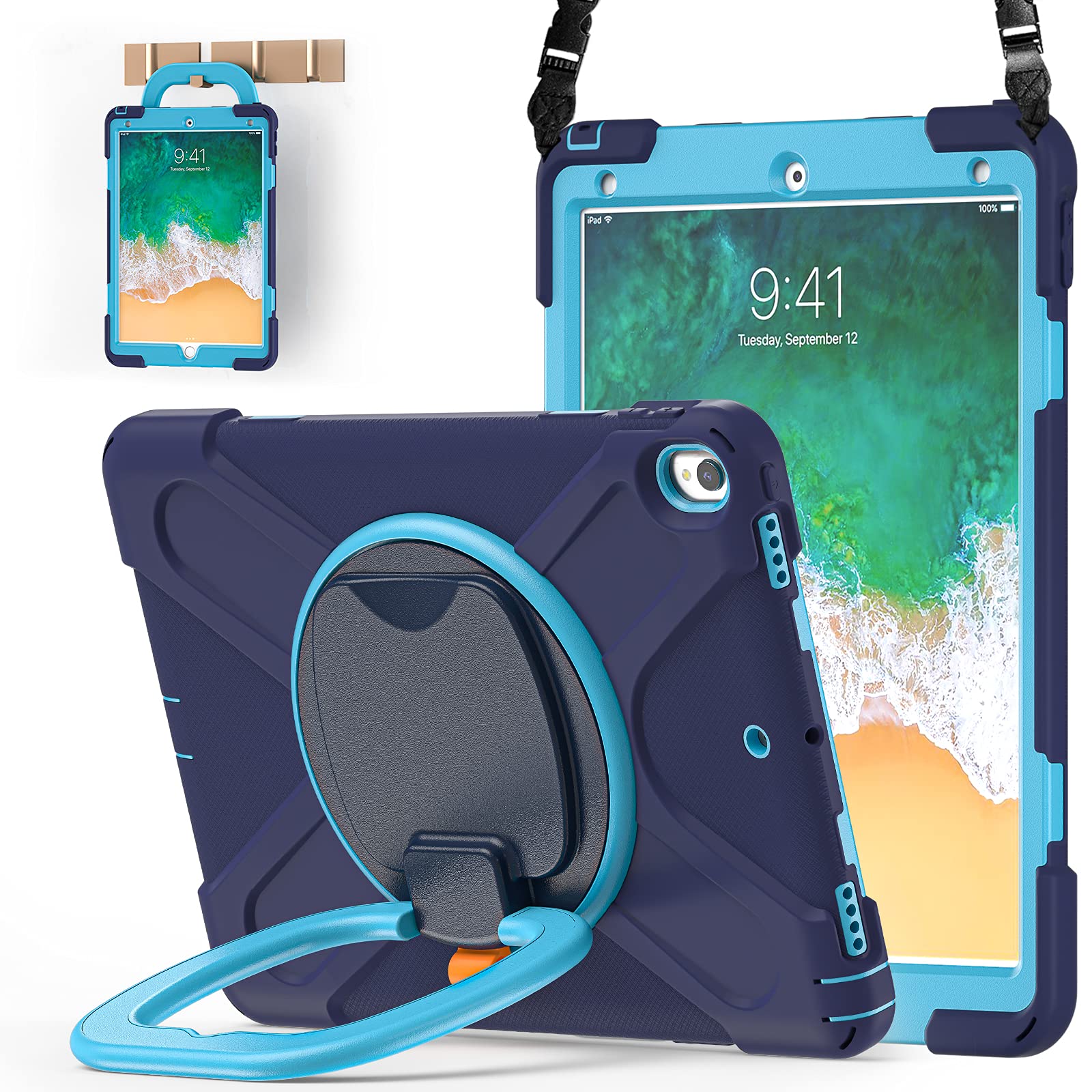 Batyue Ipad Pro 10.5 Case 2017 Released/Ipad Air 3Rd Generation Case 2019 Release; Rugged Heavy Duty Protective Cover With Penci