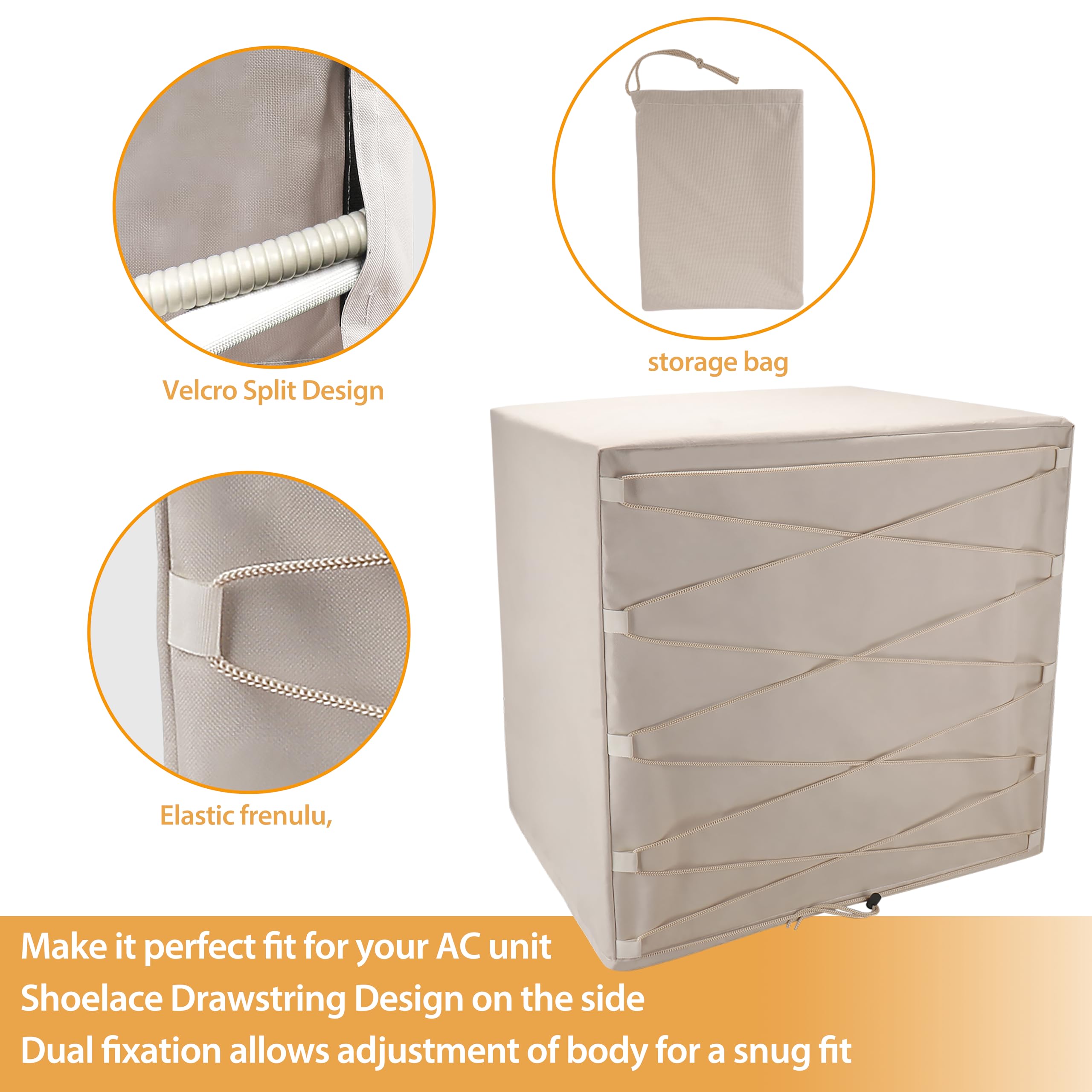 Air Conditioner Cover For Outside Units   Ac Cover For Outside Unit   Central Ac Unit Covers Outdoor   Winter Ac Condenser Cover