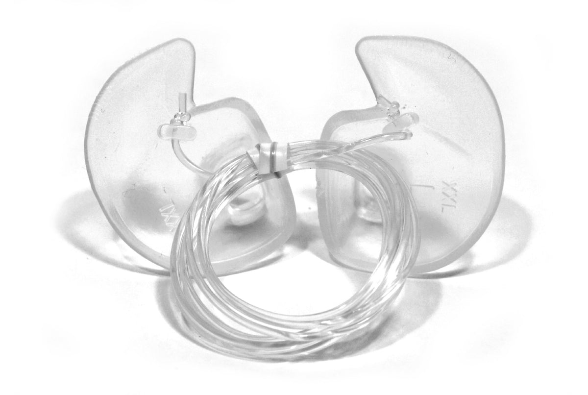Doc'S Pro Plugs Dffl4 Small Vented Pro Ear Plugs With Leash, Clear