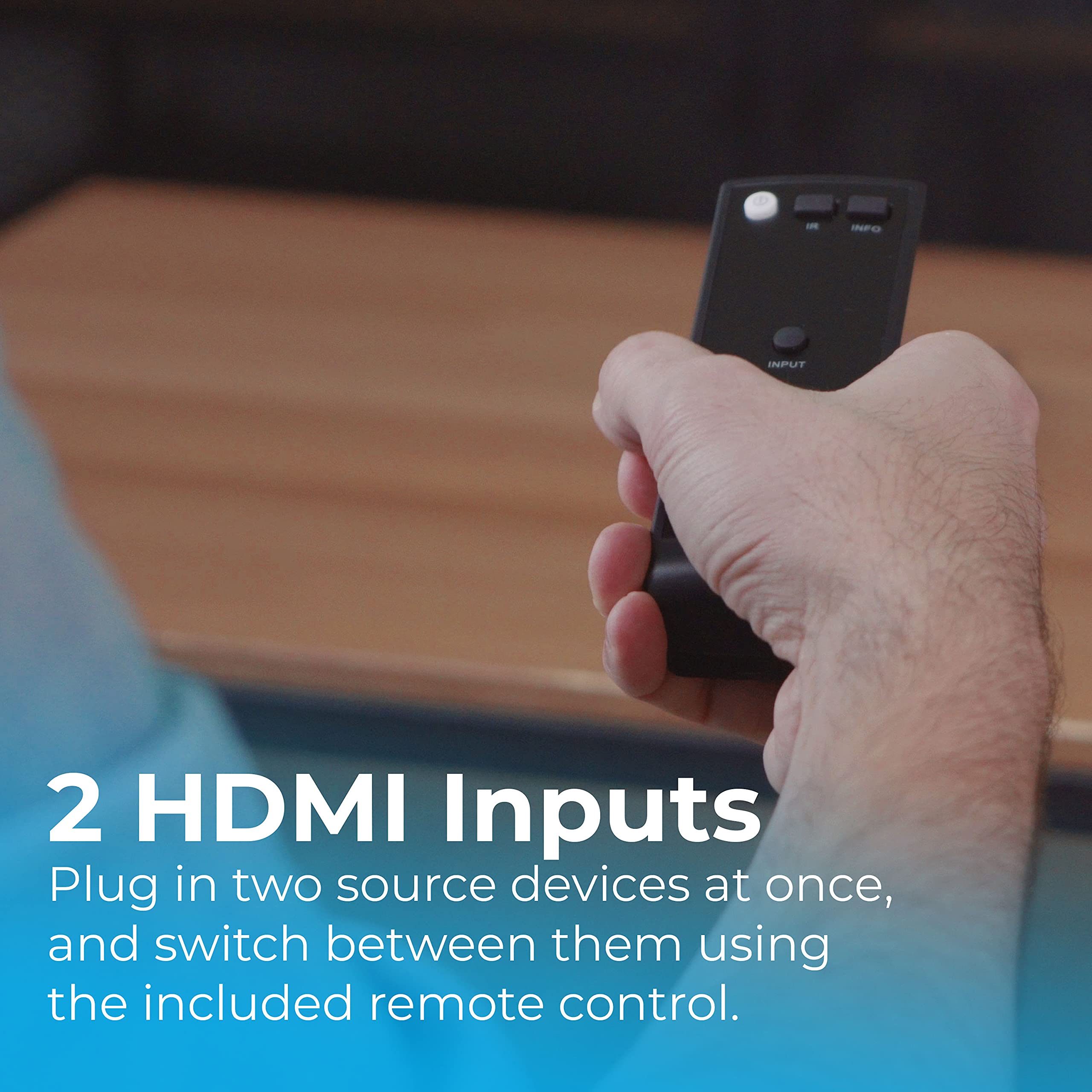 Nyrius Aries Home+ Wireless Hdmi 2X Input Transmitter & Receiver For Streaming Hd 1080P 3D Video And Digital Audio From Cable Bo