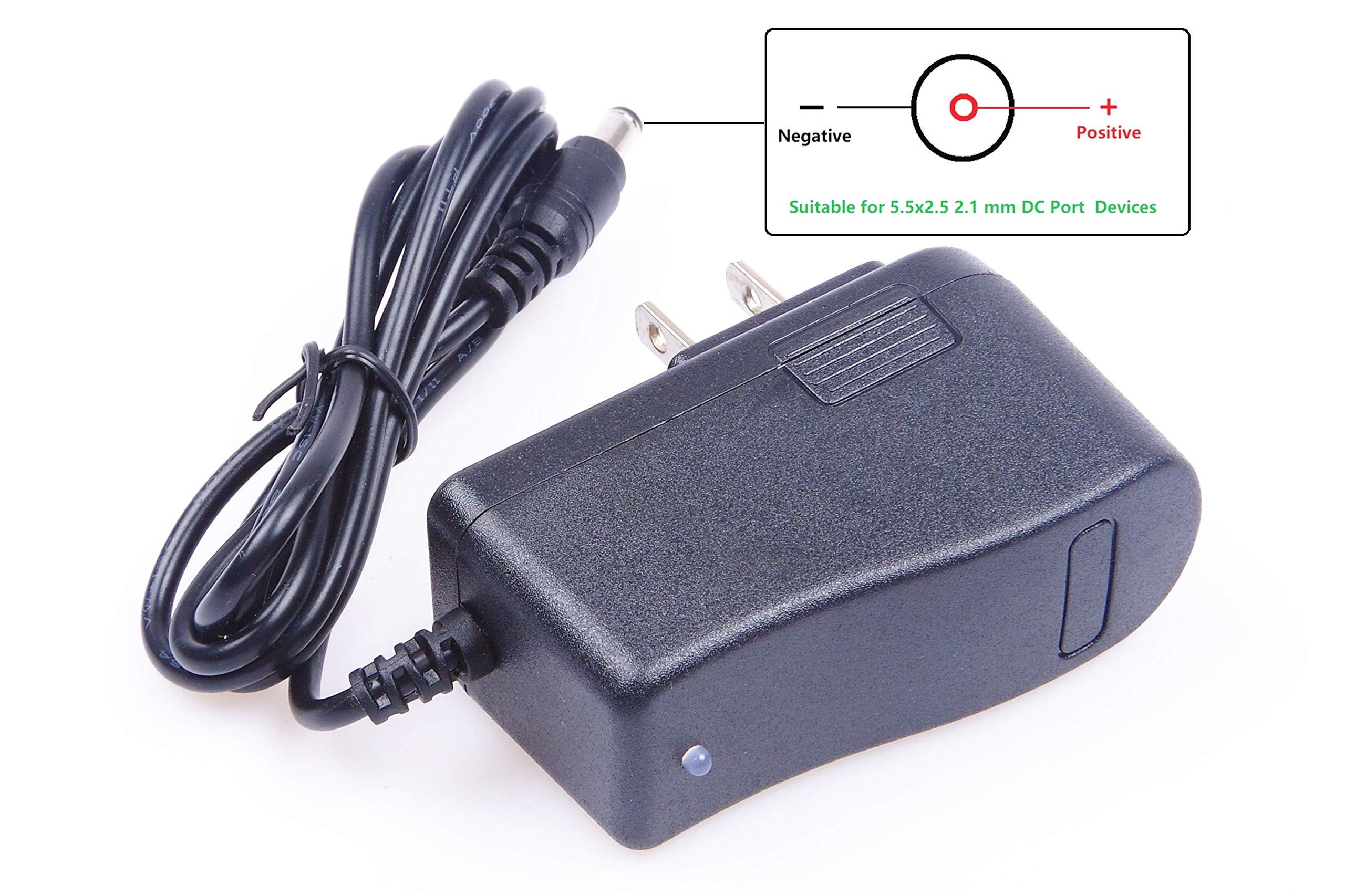 Noyito 8.4V 1A Power Adapter Li-Ion Battery Charger With Led Indicator 5.5 X 2.5 2.1Mm Interface