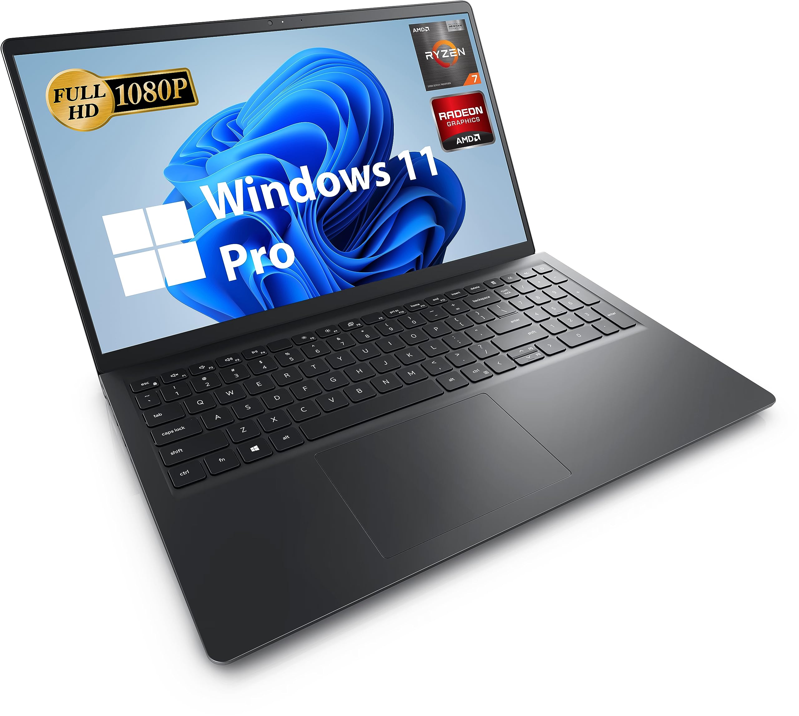 Dell Inspiron 15 Business Laptop, Free Microsoft Office 2021 Lifetime License, 15.6 Fhd Display, Amd Ryzen7 5825U, 32Gb Ram, 1Tb