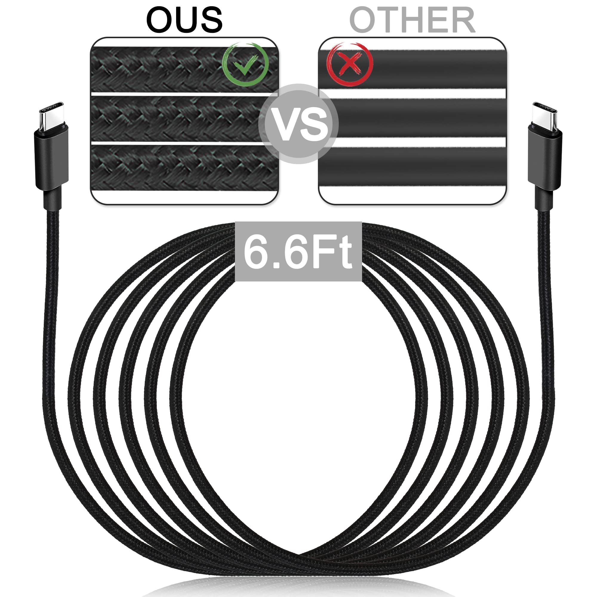 15W Usb C Fast Charger With 6.6Ft Usb C Cable For New Fire Hd 8,8Plus,10,10Plus,Kids,Kids Pro,Max 11 Tablet(2020 2023 Release),