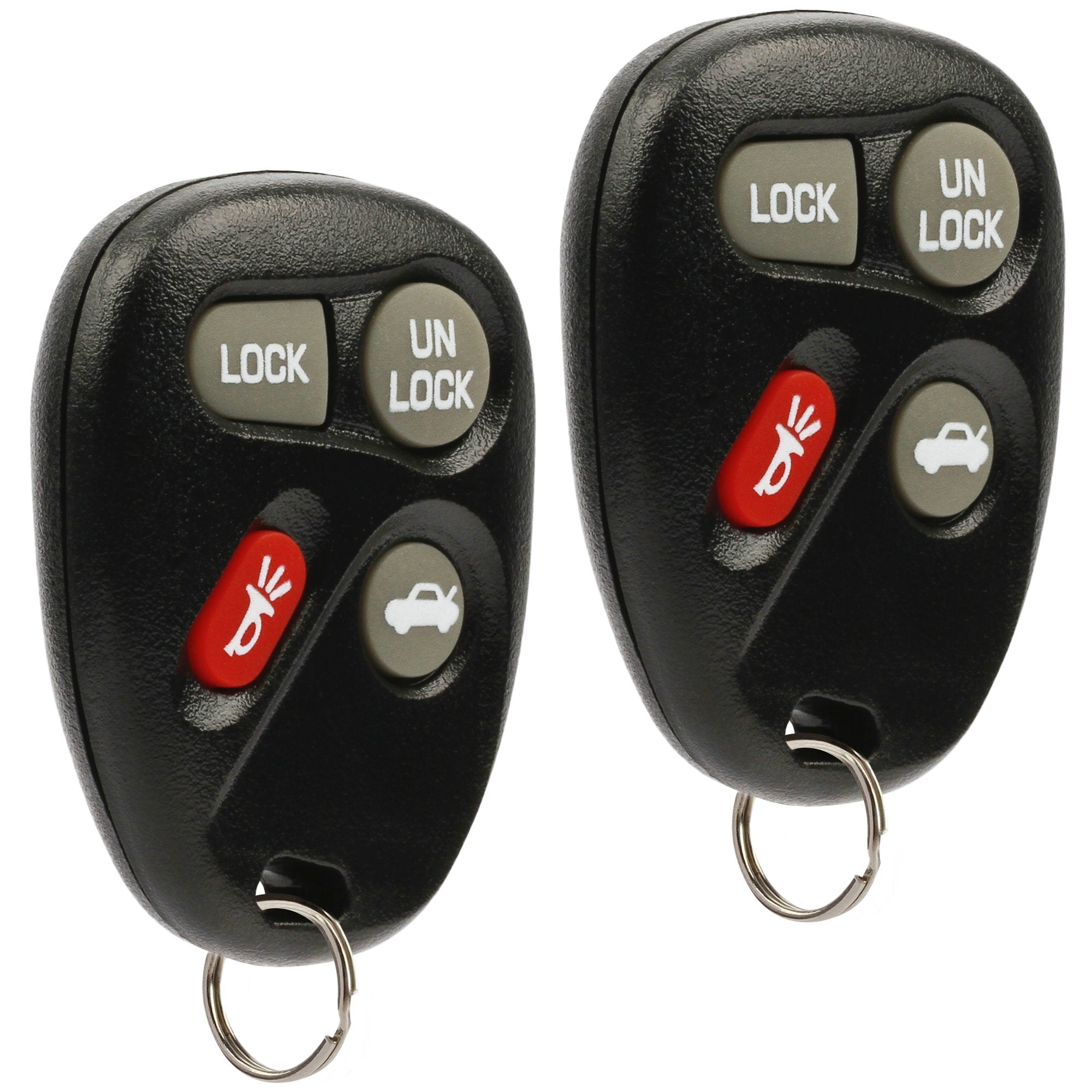 Car Key Fob Keyless Entry Remote Fits 2001 2005 Chevy Impala Monte Carlo / 2004 Pontiac Grand Prix (Koblear1Xt, 10443537), Set O