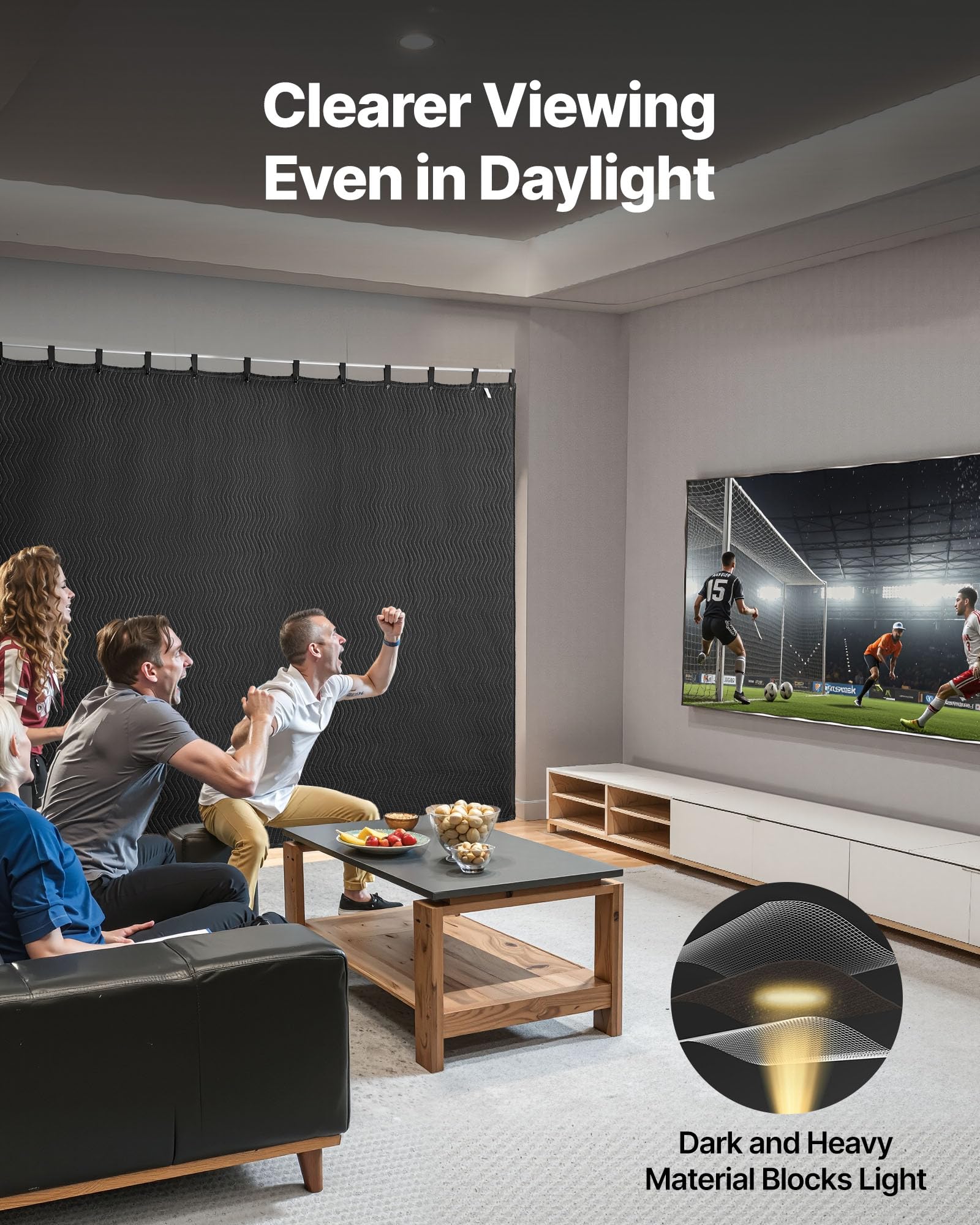 Vevor 2 Pcs Sound Dampening Blankets, Soundproof Curtains With 96 X 80 In, Soundproof Blanket With Grommets, Studio Grommeted Bl