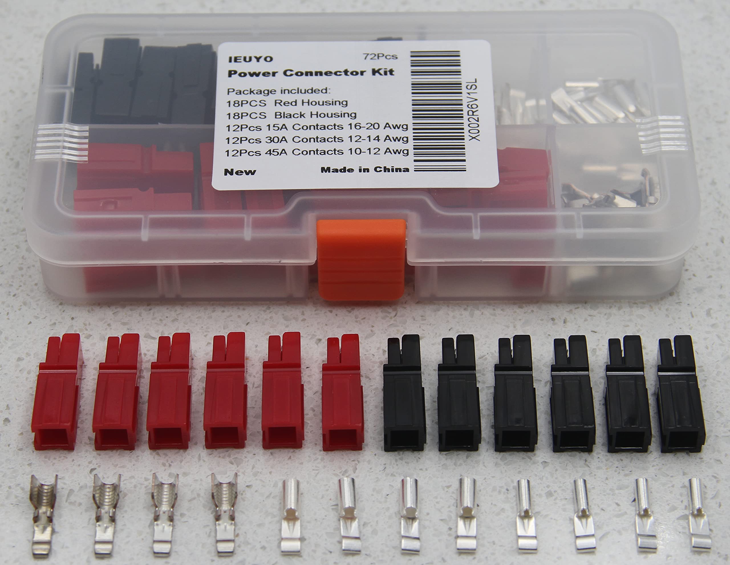 Ieuyo Power Wire Connectors Kit Quick Disconnect Terminals Connectors Battery Connector Modular Power Connector Kit Unassembled