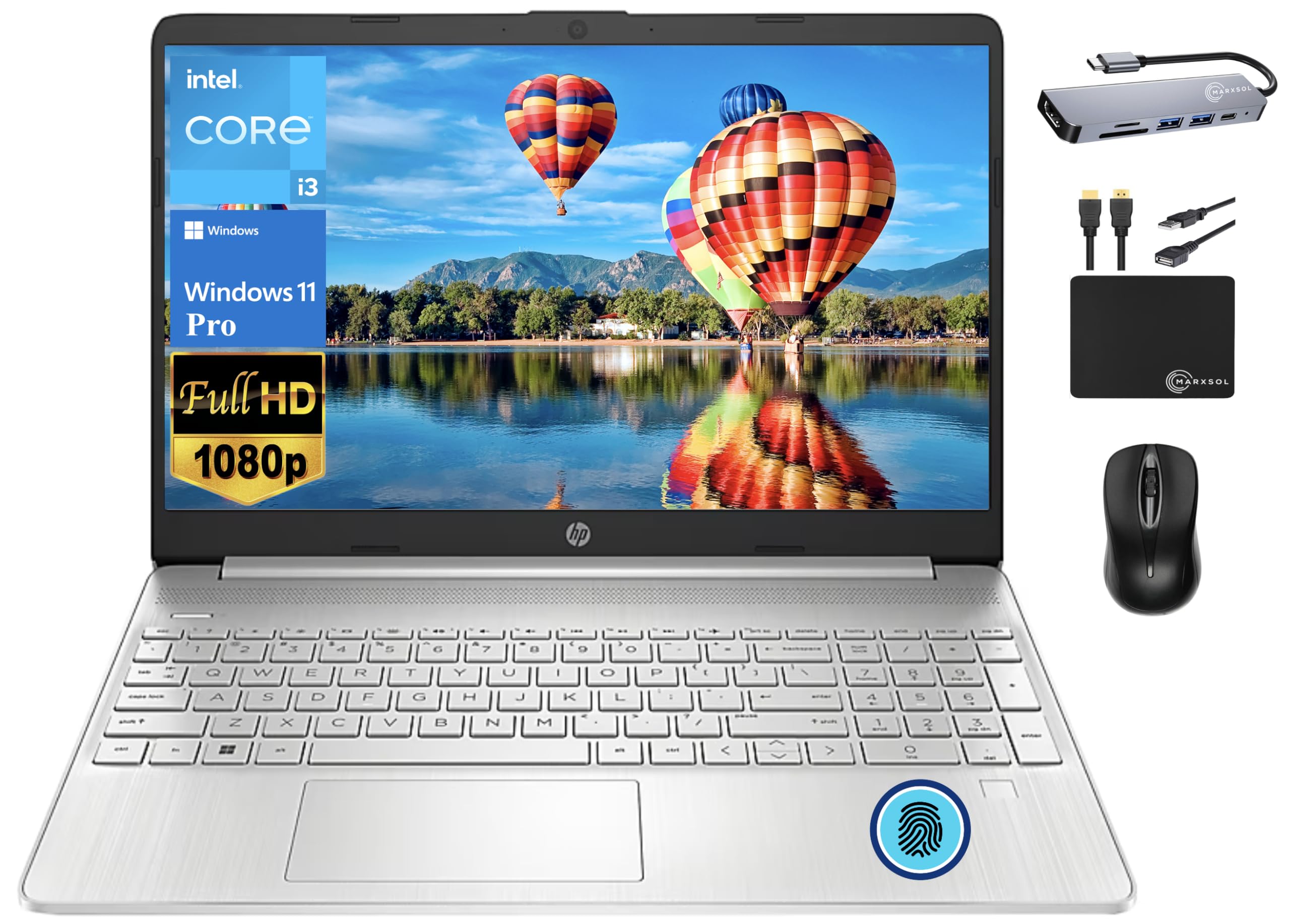 Hp 2024 Newest 15.6'' Fhd Thin Light Business Laptop, 6 Core Intel I3 1215U (Beat I5 1135G7), 16Gb Ram, 1Tb Ssd, Uhd Graphics, F