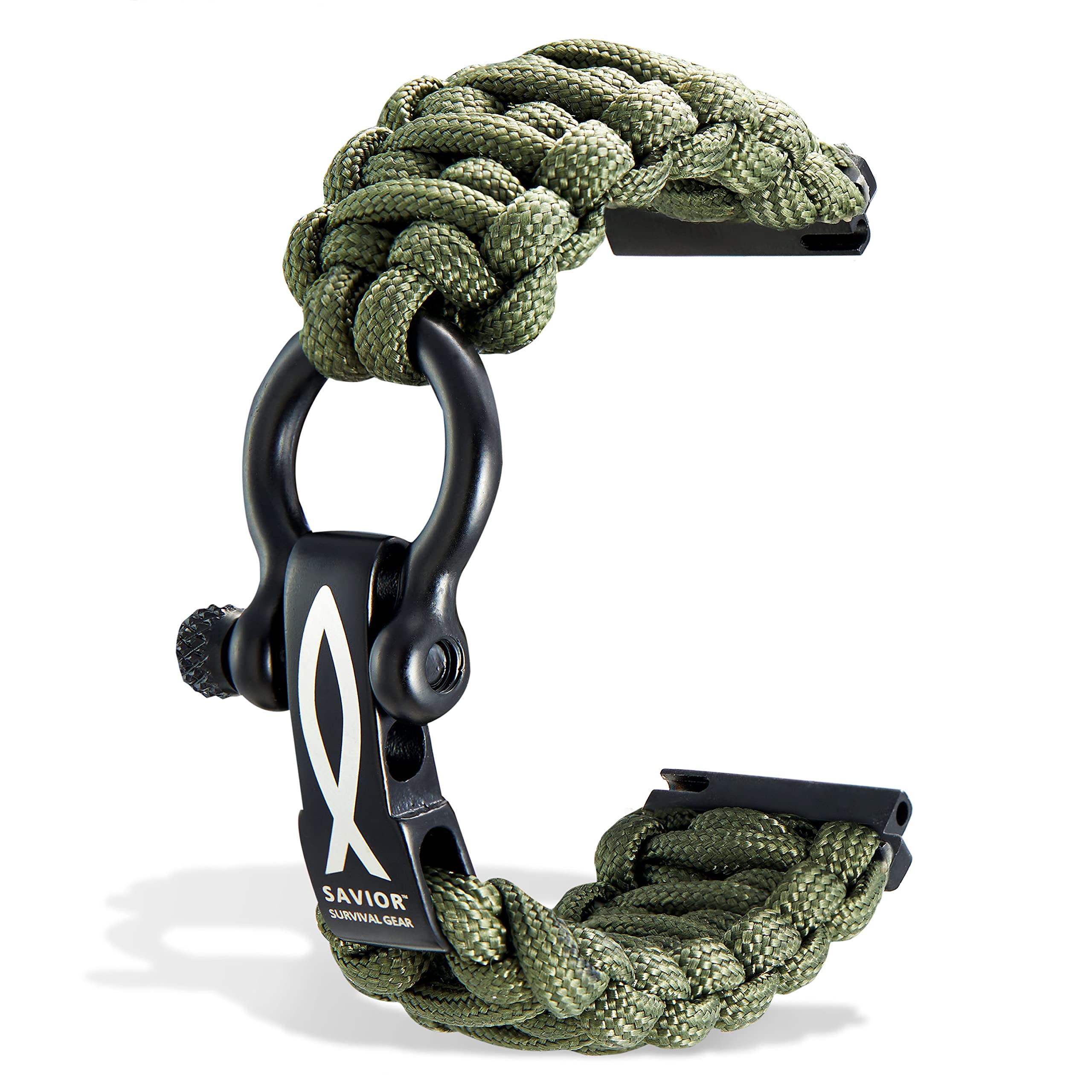 Savior Survival Gear Paracord 20Mm Watch Band With Quick Release - Men & Women - Strap Compatible With Samsung Galaxy Watch5, Wa