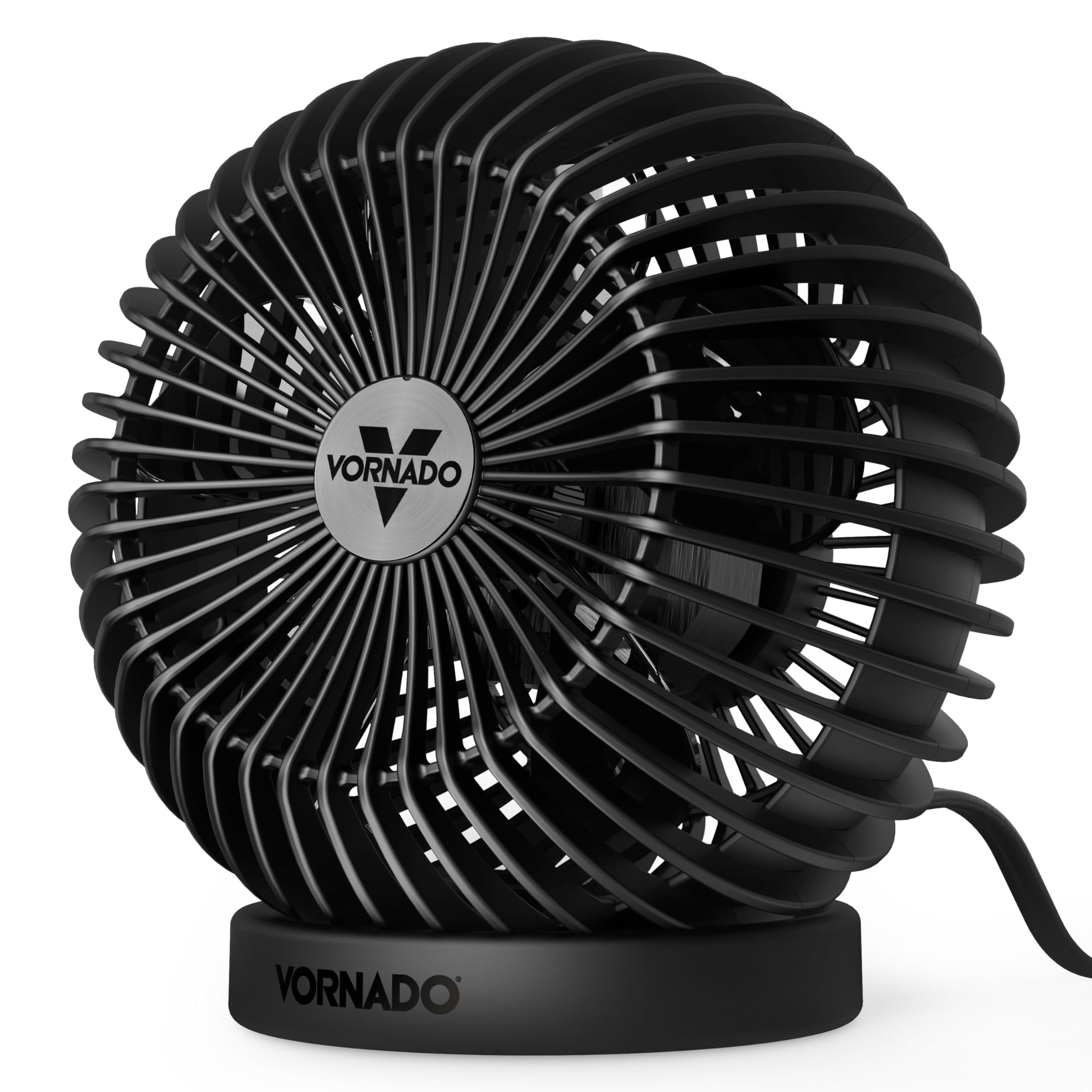 Vornado Sphere Personal Fan, Small Desktop Globe Fan, Adjustable Fan With Electric Plug In, Quiet Fan For Bedside, Table Top, An