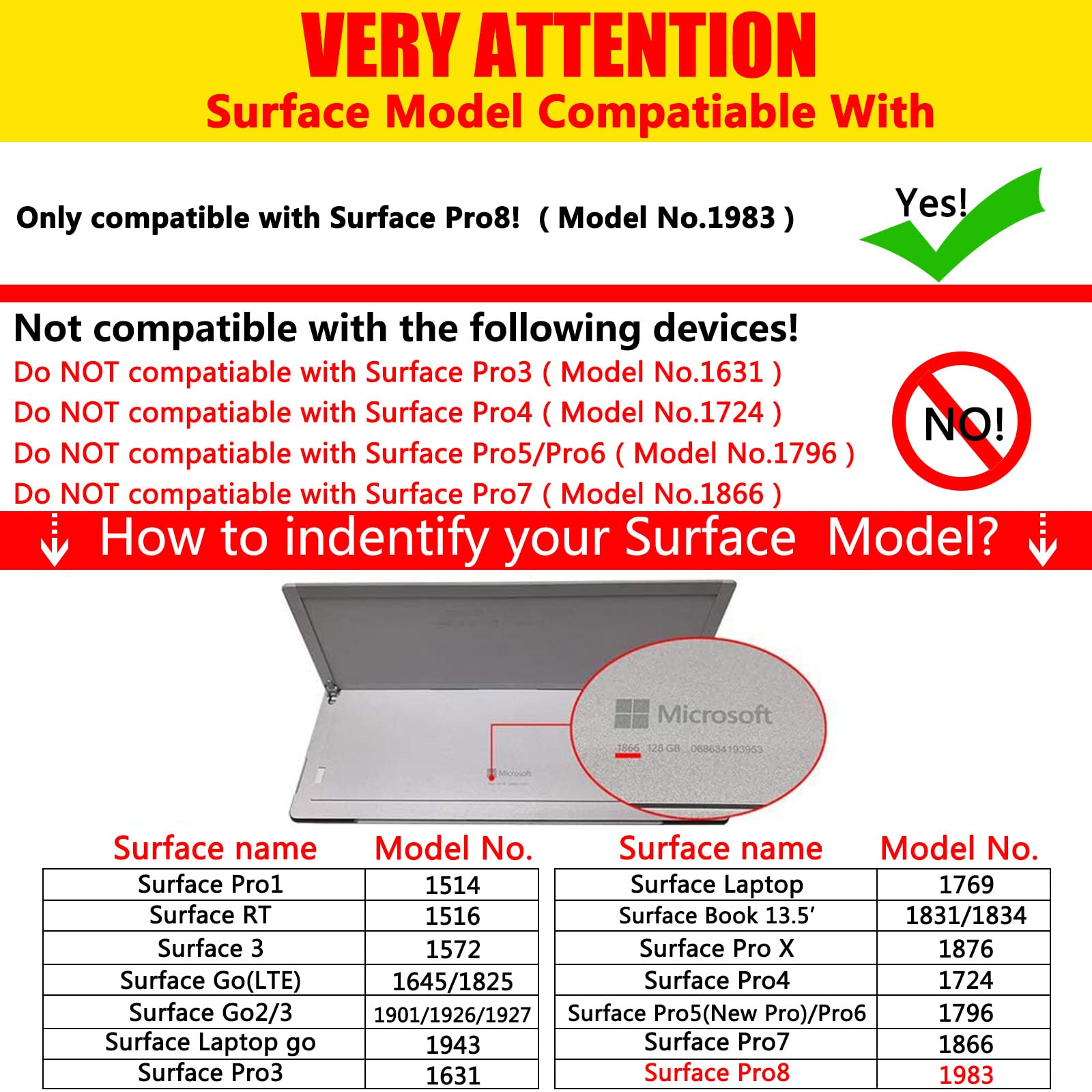 Xisiciao Microsoft Surface Pro 8 Protective Case With Stand, 13 Inch Ultral Thin Lightweight Business Portfolio, Compatible With