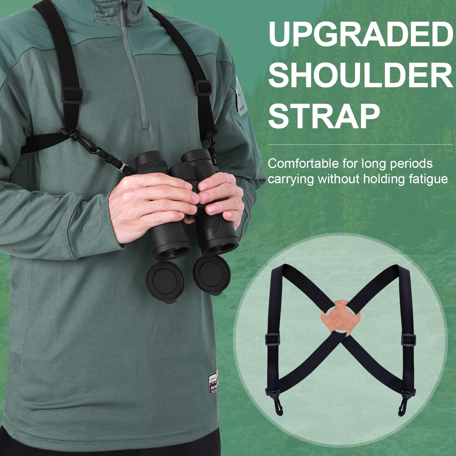 Occer Waterproof Binoculars For Adults High Powered   10X42 Binoculars With Crystal Clear View   Binocular With Long Range For B