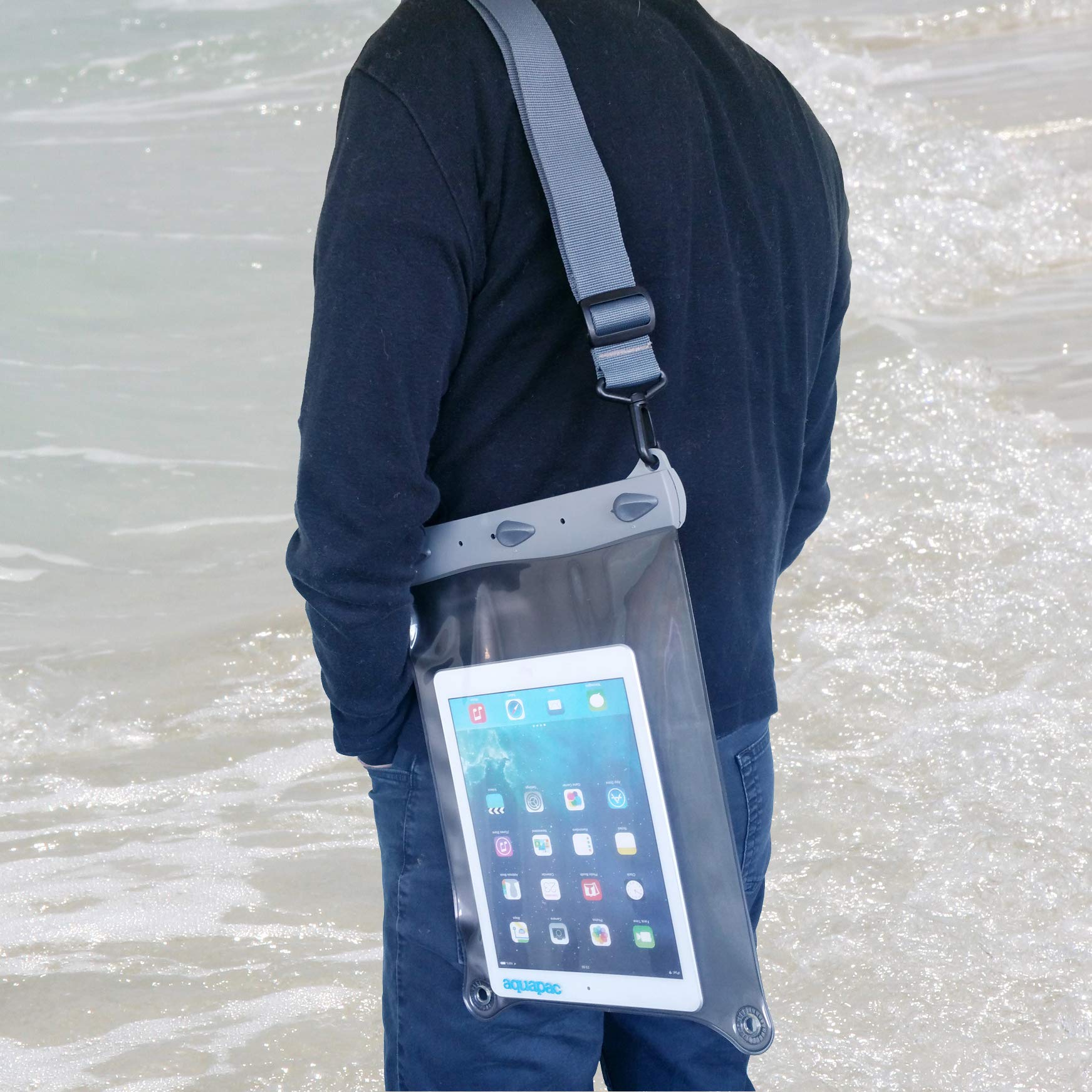 Aquapac Waterproof Large Paddle Case, Made In The Uk, Shoulder Strap, Travel Essential, 5 Year Warranty (Large)