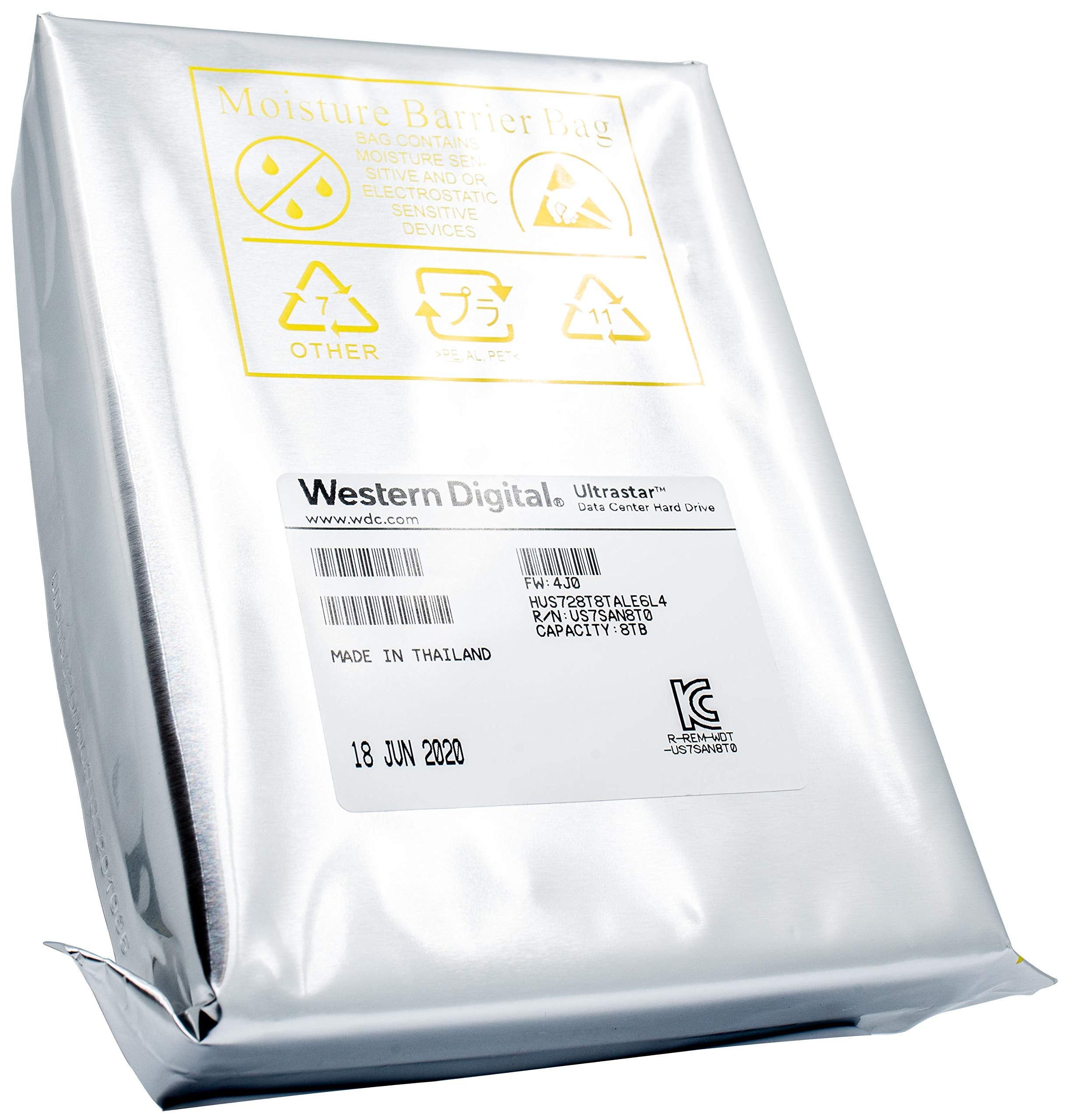Western Digital 8Tb Ultrastar Dc Hc320 Sata Hdd   7200 Rpm Class, Sata 6 Gb/S, 256Mb Cache, 3.5''   Hus728T8Tale6L4