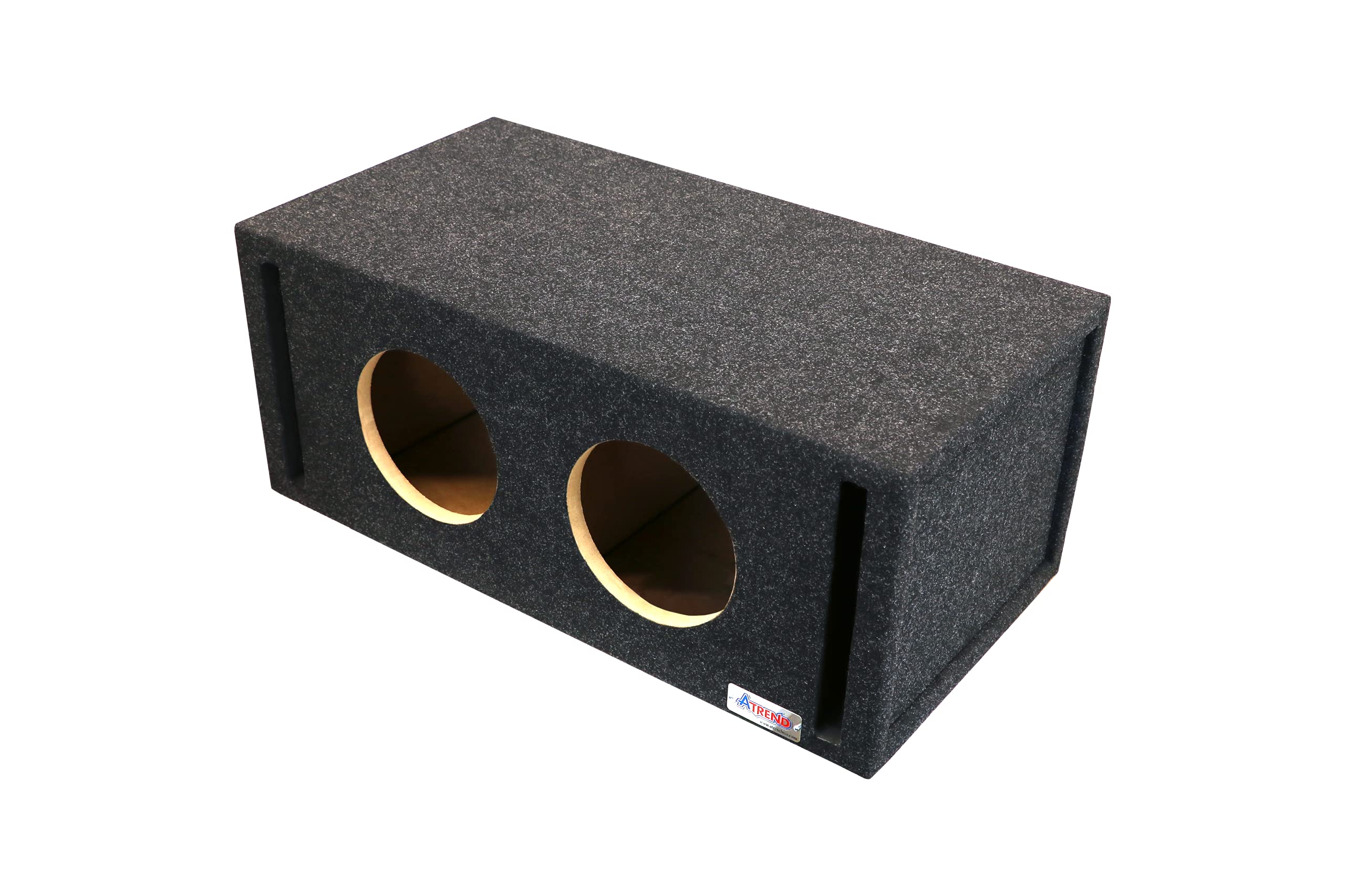 Atrend 8Dqv 8� Dual Vented Subwoofer/Speaker Enclosure Made In Usa, Gray