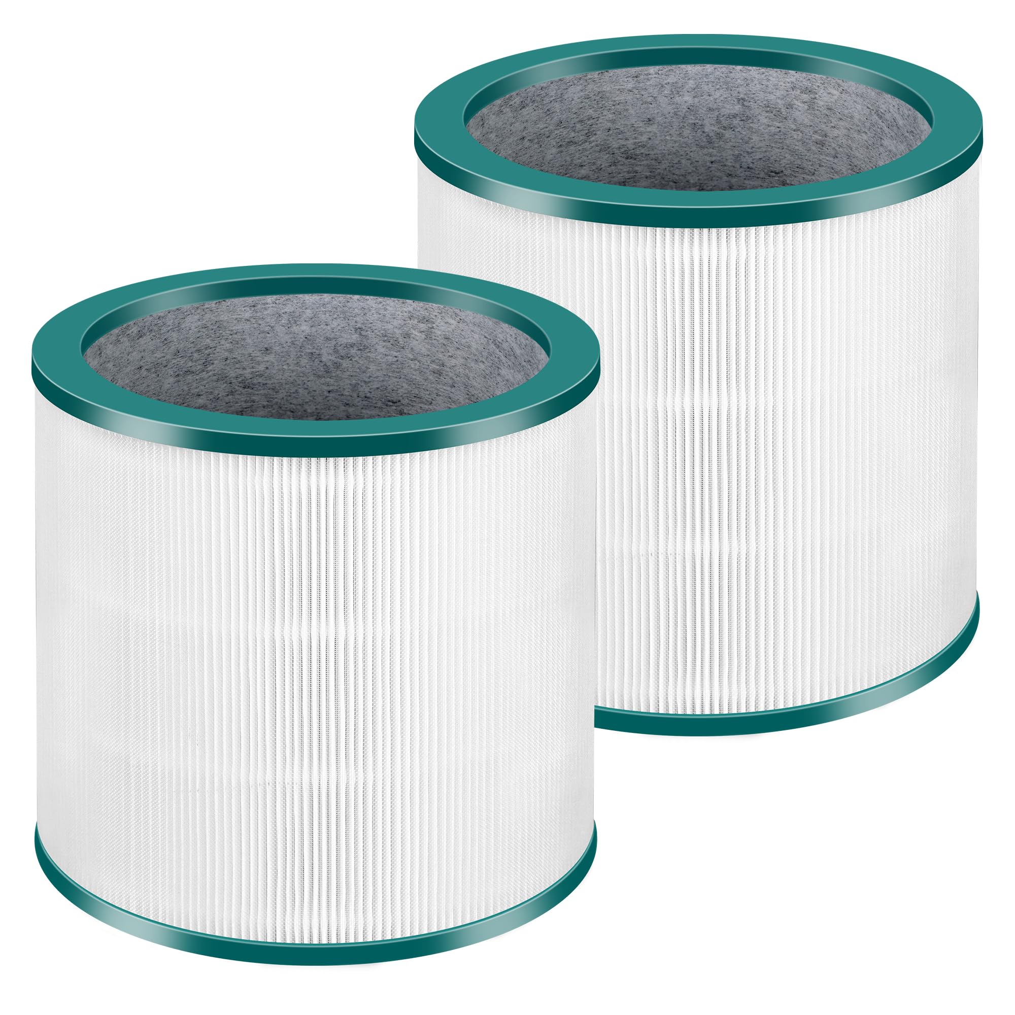 2 Pack True Hepa Replacement Filter For Dyson Tower Purifier Pure Cool Link Tp01, Tp02, Tp03, Am11, Bp01, Funmit 360 Combi Hepa