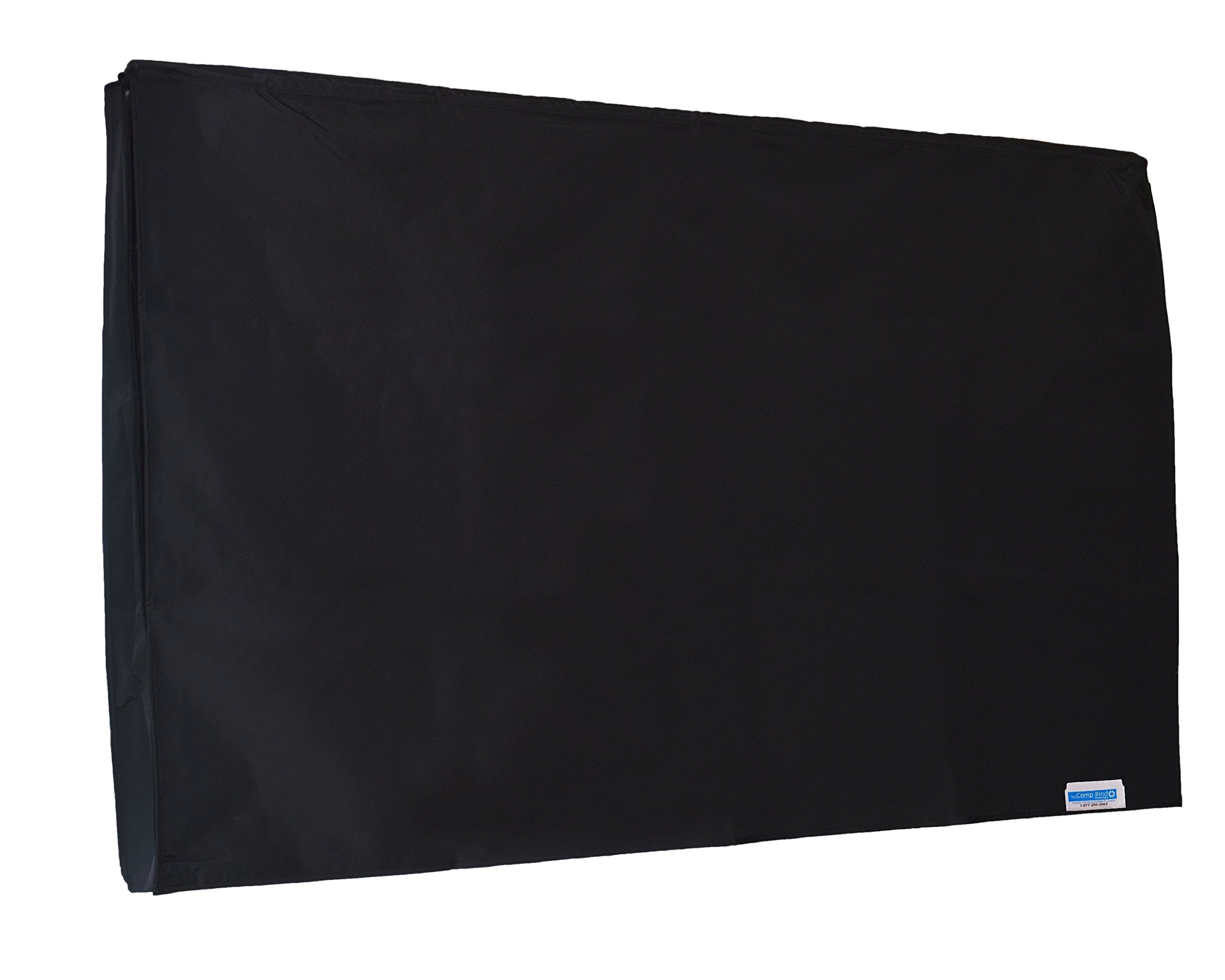 Comp Bind Technology Black Tv Cover Compatible With Sunbrite Sb 4374Uhd 43'' Hdtv. Waterproof And Heavy Duty Material Cover, Fit