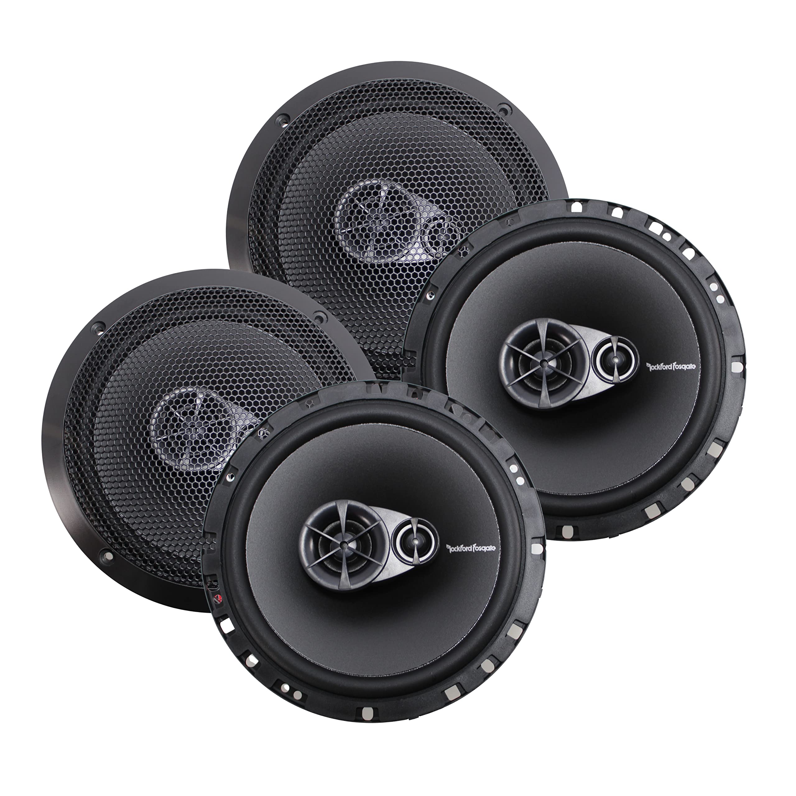 4 New Rockford Fosgate R165X3 6.5' 180W 3 Way Car Audio Coaxial Speakers Stereo